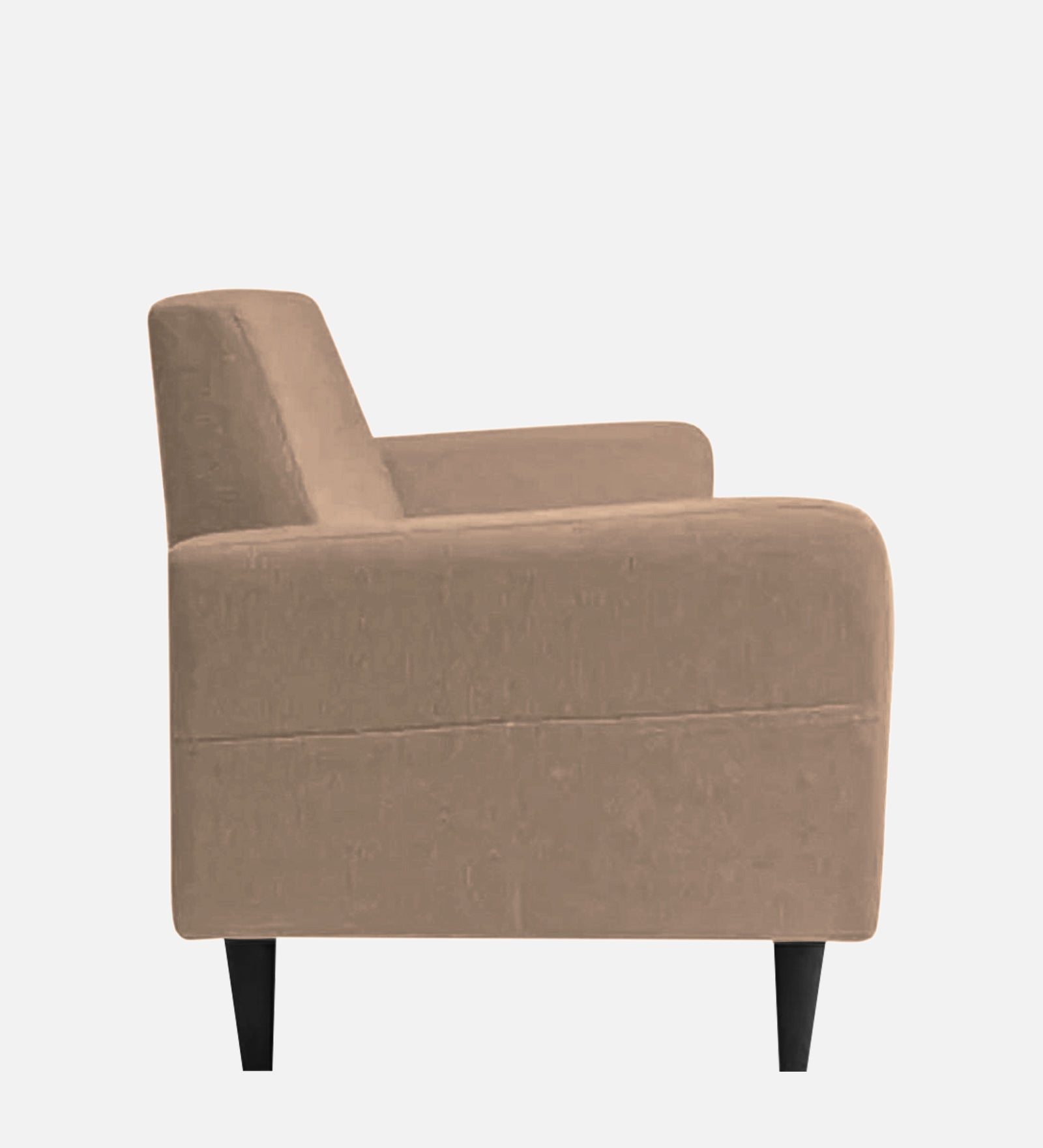 Marq Fabric 1 Seater Sofa In  Cookie Beige Colour - Febonic Living