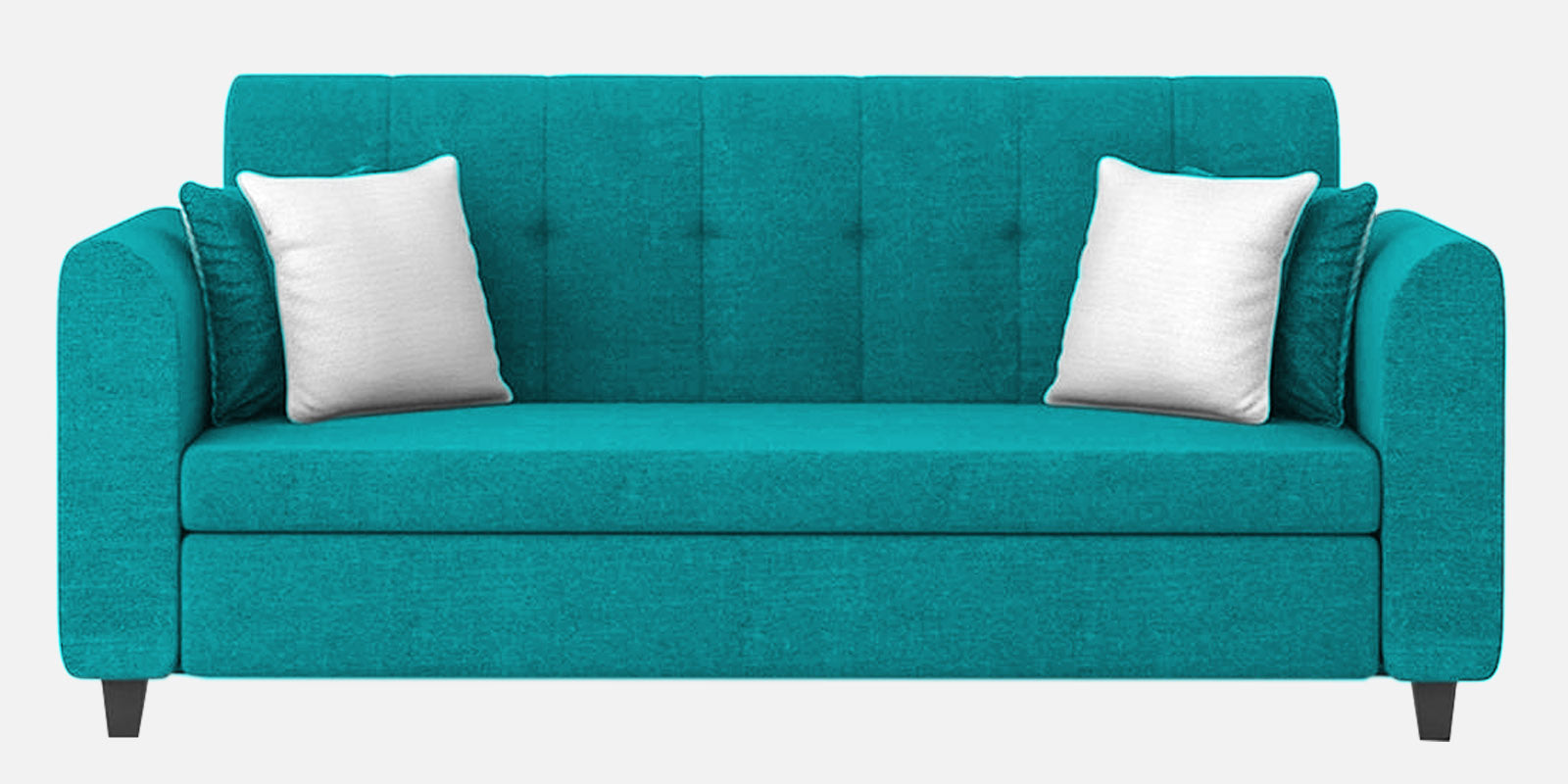 Denmark Fabric 3 Seater Sofa In Sea Green Colour - Febonic Living