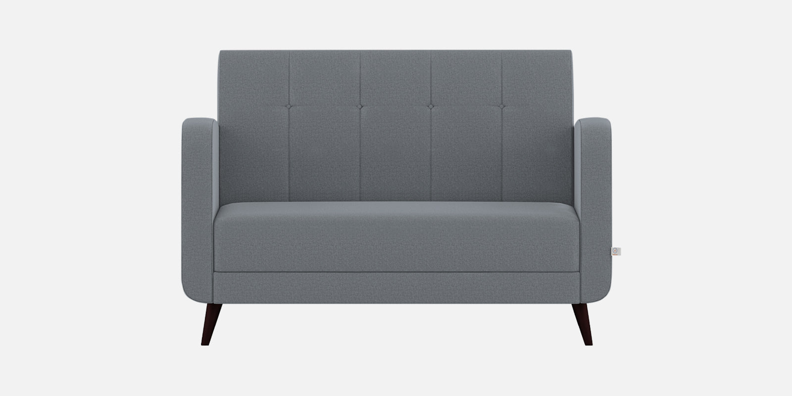 Wiki Velvet 2 Seater Sofa In Pubble Grey Colour - Febonic Living