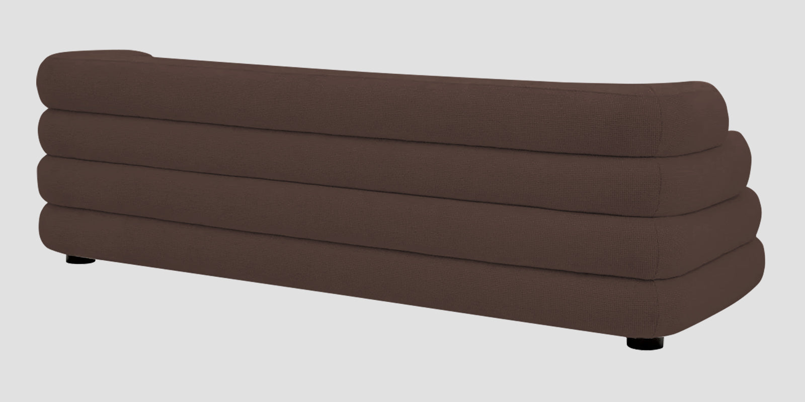 Wener Fabric 3 Seater Sofa In Caramel Brown Colour - Febonic Living