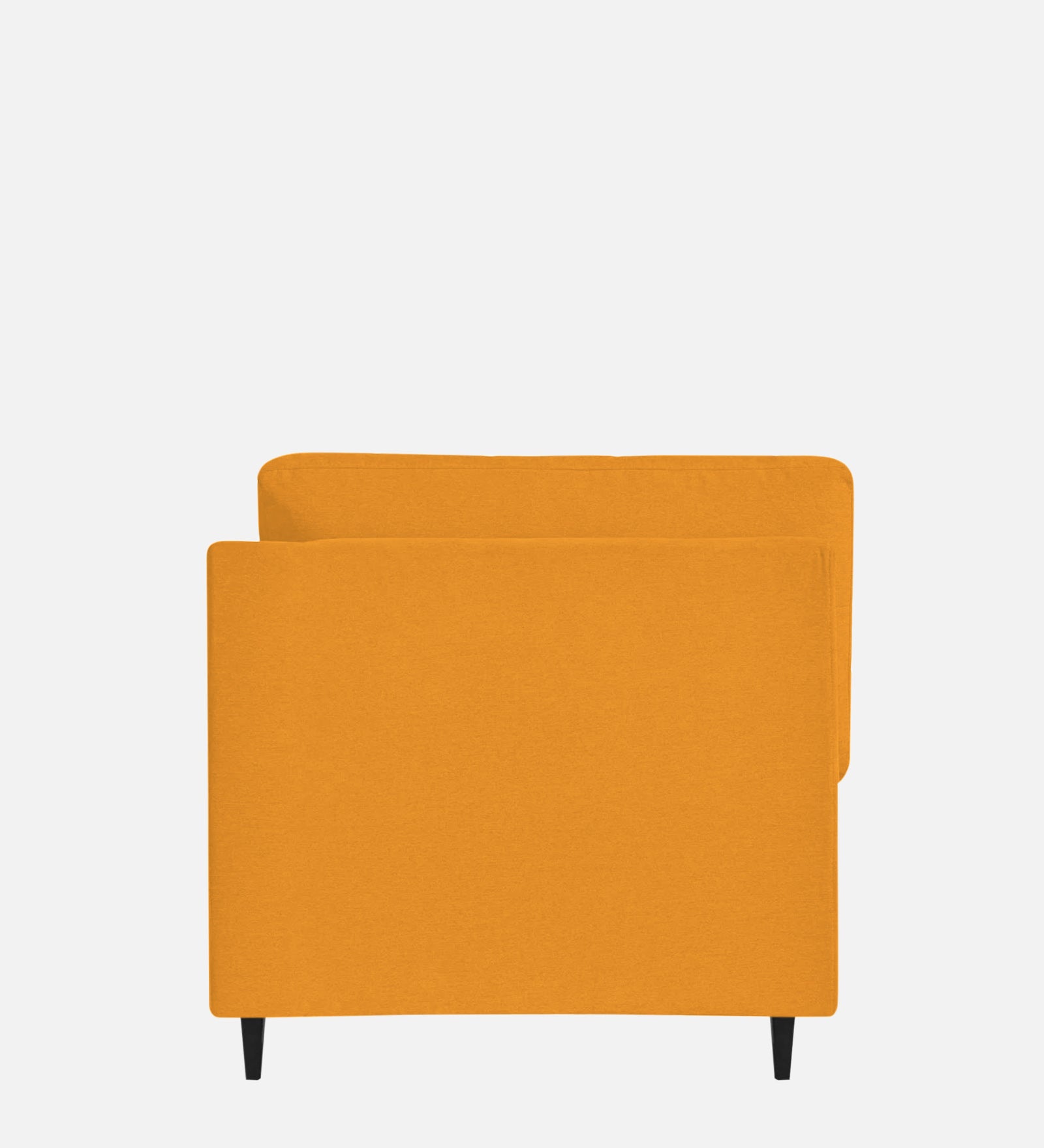 Jonze Velvet LHS Chaise Lounger In Saffron Yellow Colour - Febonic Living