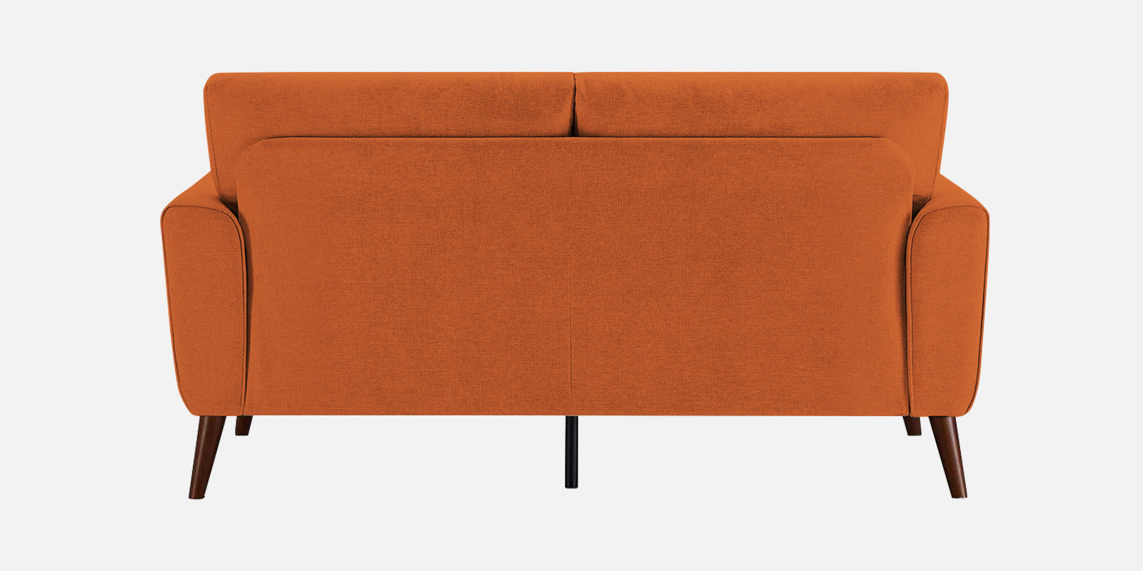 Castro Fabric 2 Seater Sofa In Vivid Orange Colour - Febonic Living