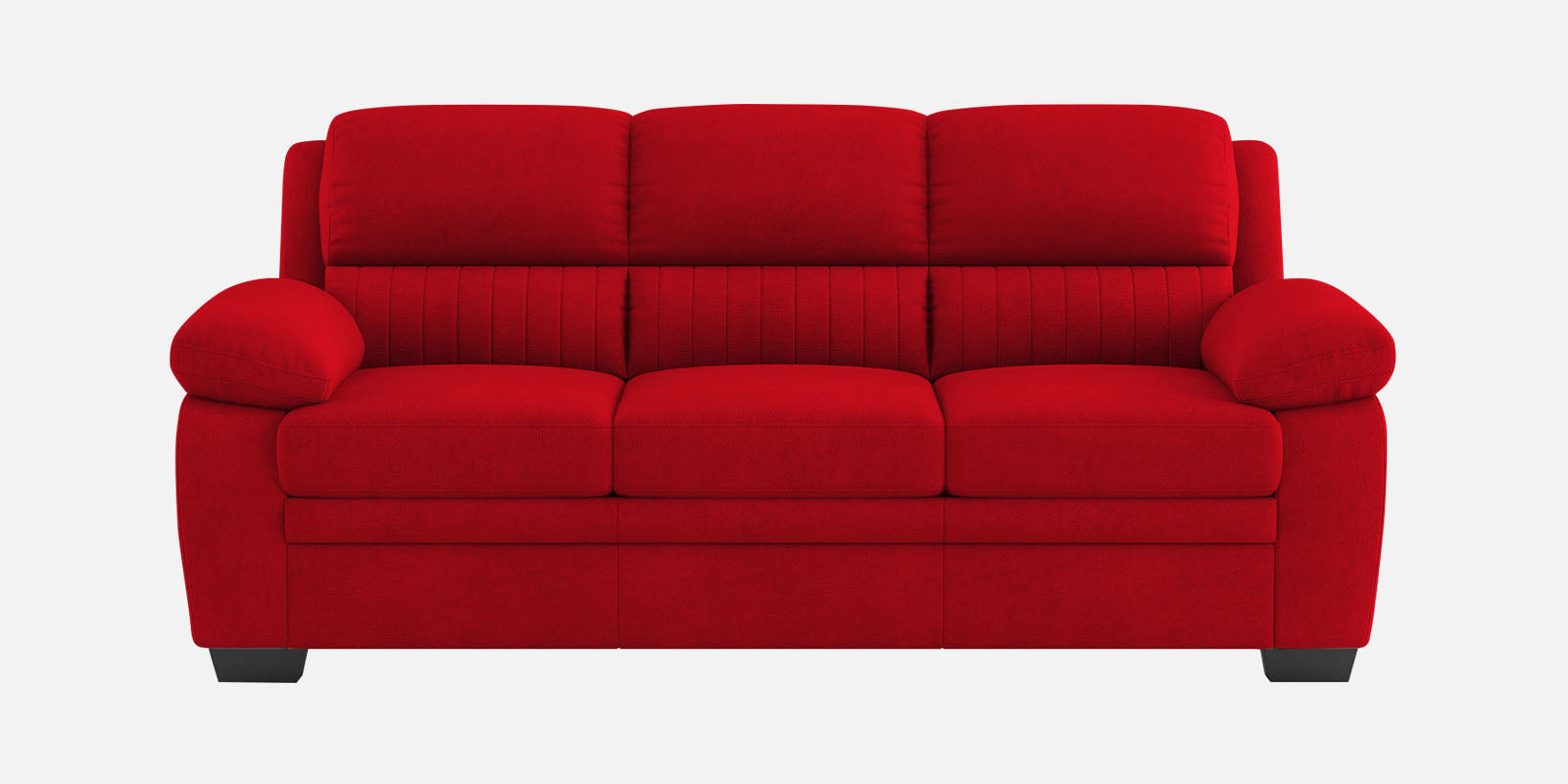 Miranda Velvet 3 Seater Sofa In Berry Maroon Colour - Febonic Living