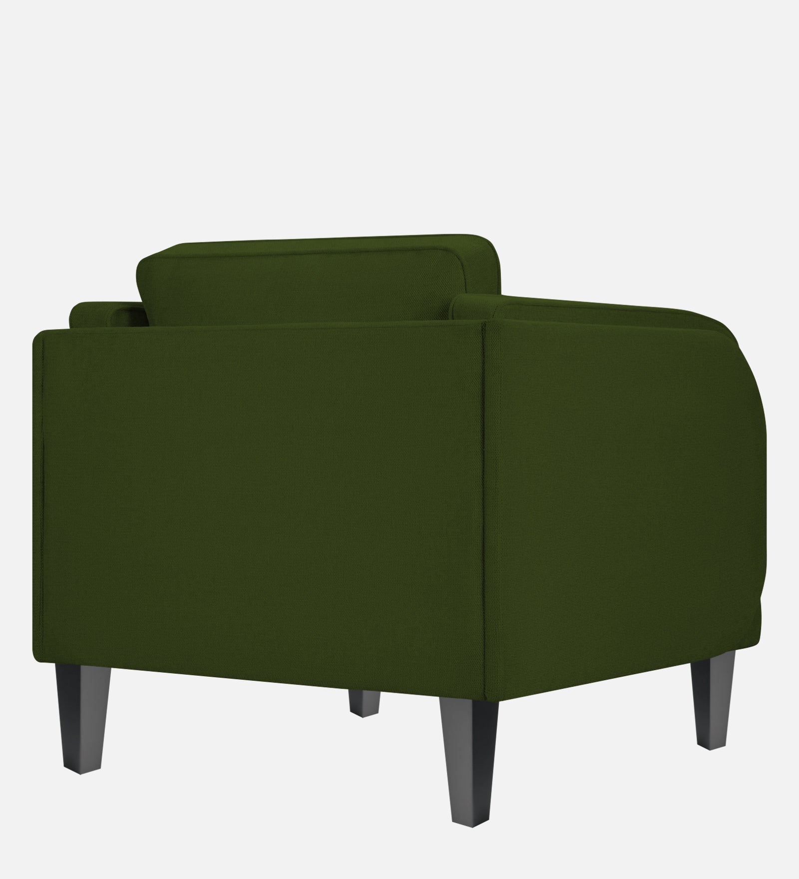 Siddy Fabric 1 Seater Sofa In Olive Green Colour - Febonic Living