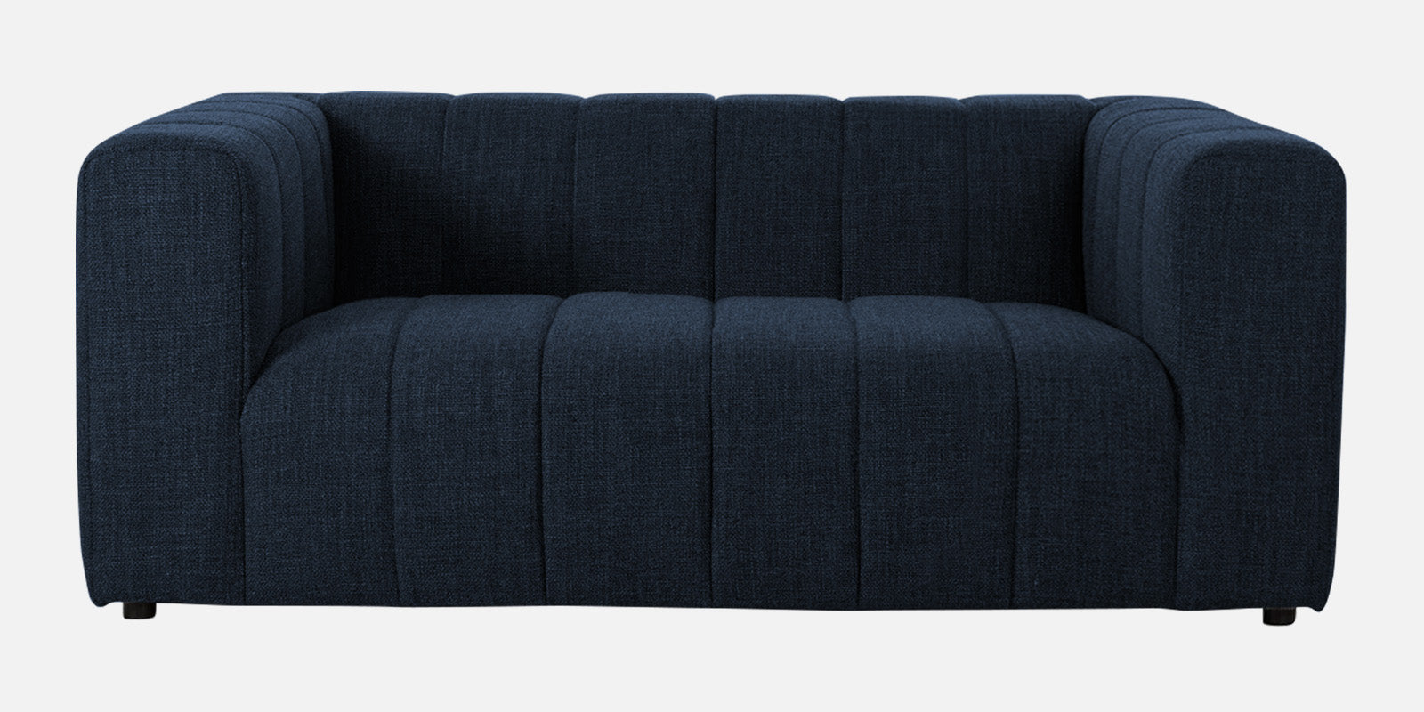 Lara Fabric 2 Seater Sofa In Denim Blue Colour - Febonic Living