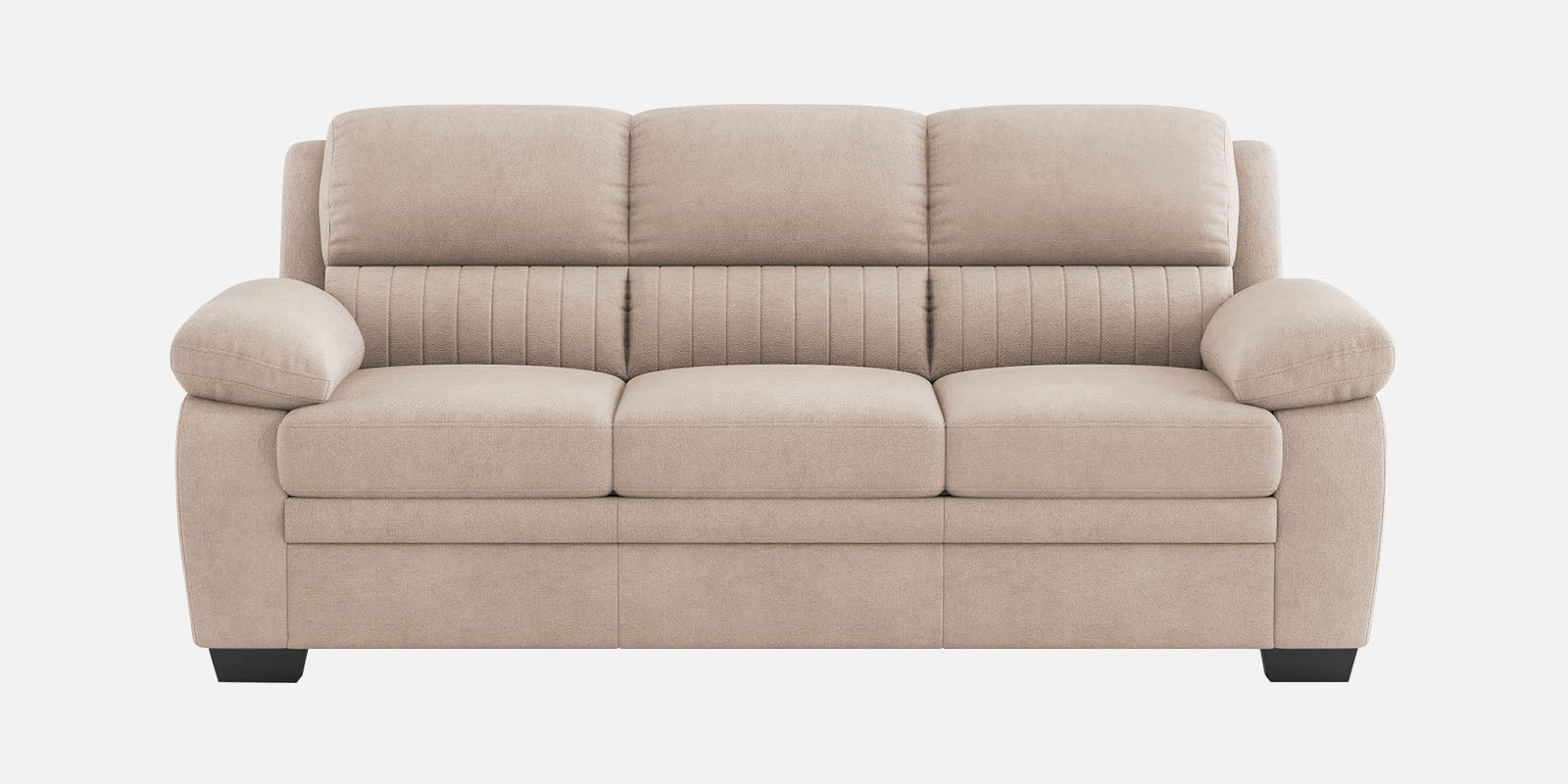 Miranda Velvet 3 Seater Sofa In Camel Beige Colour - Febonic Living