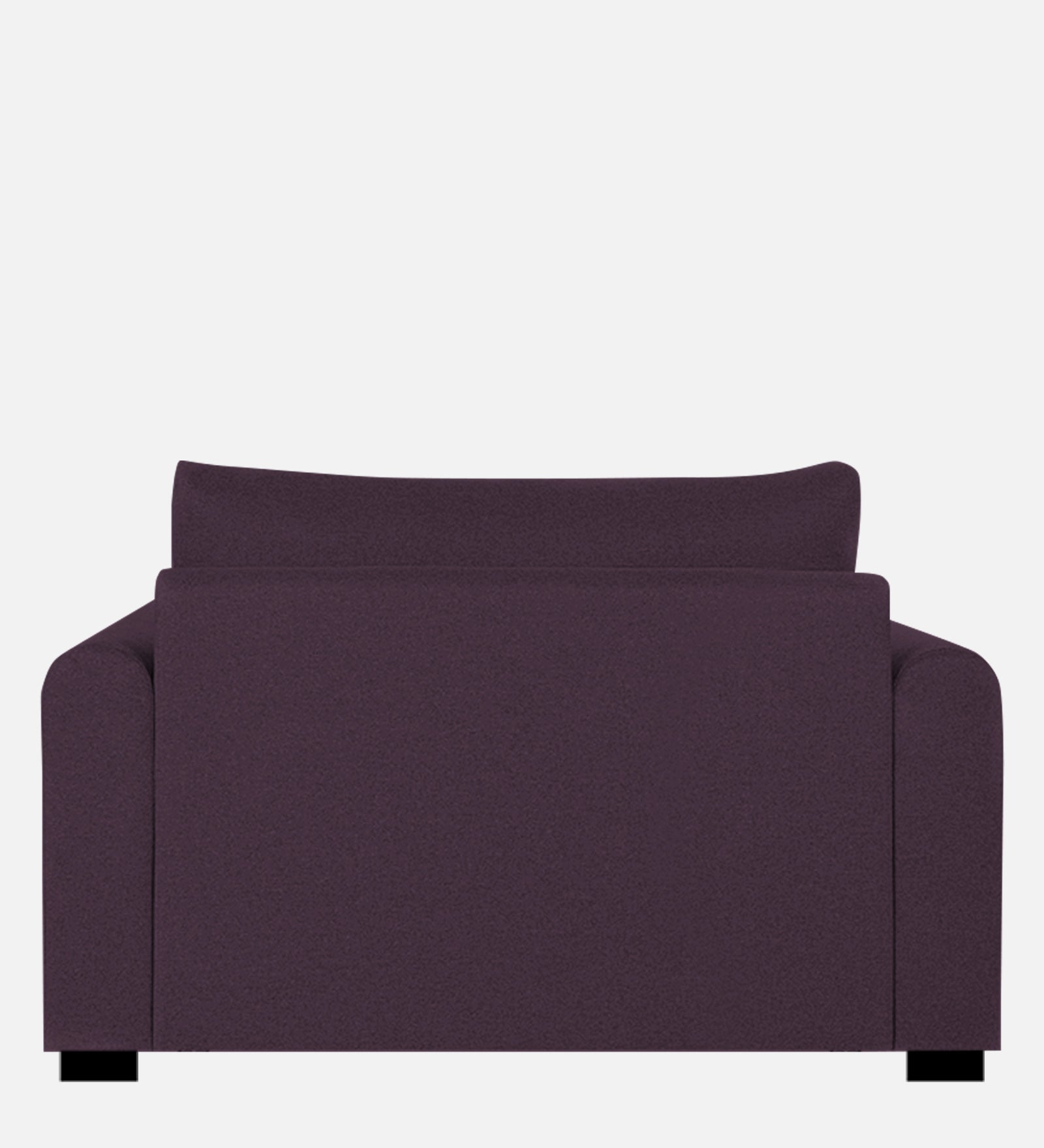 Sigma Fabric 1 Seater Sofa In Greek Purple Colour - Febonic Living