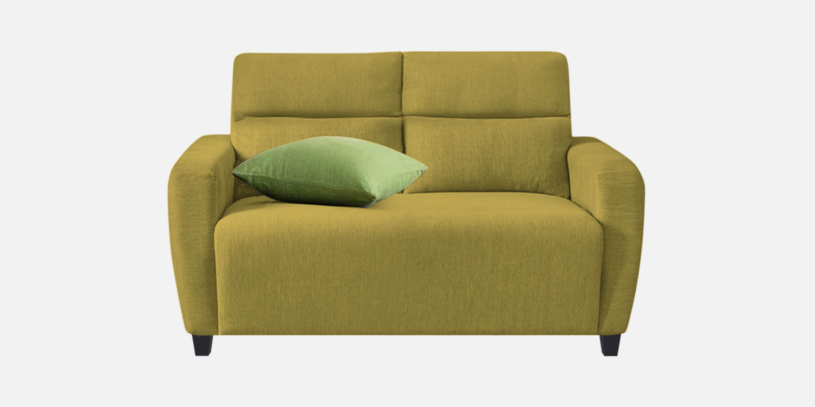 Bakadi Fabric 2 Seater Sofa In Parrot Green Colour - Febonic Living