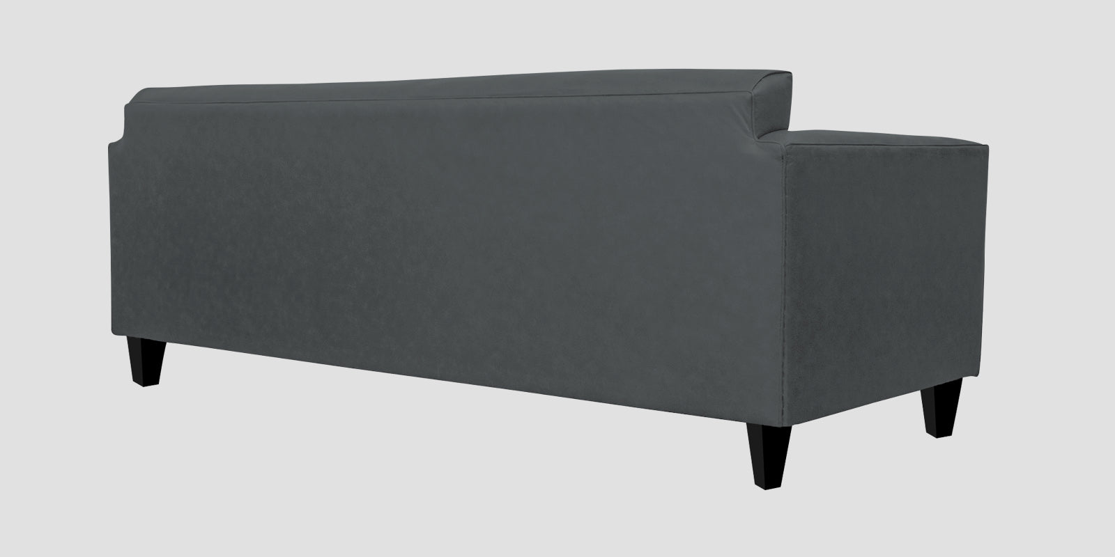 Convi Leatherette 3 Seater Sofa in Pepper Grey Colour
