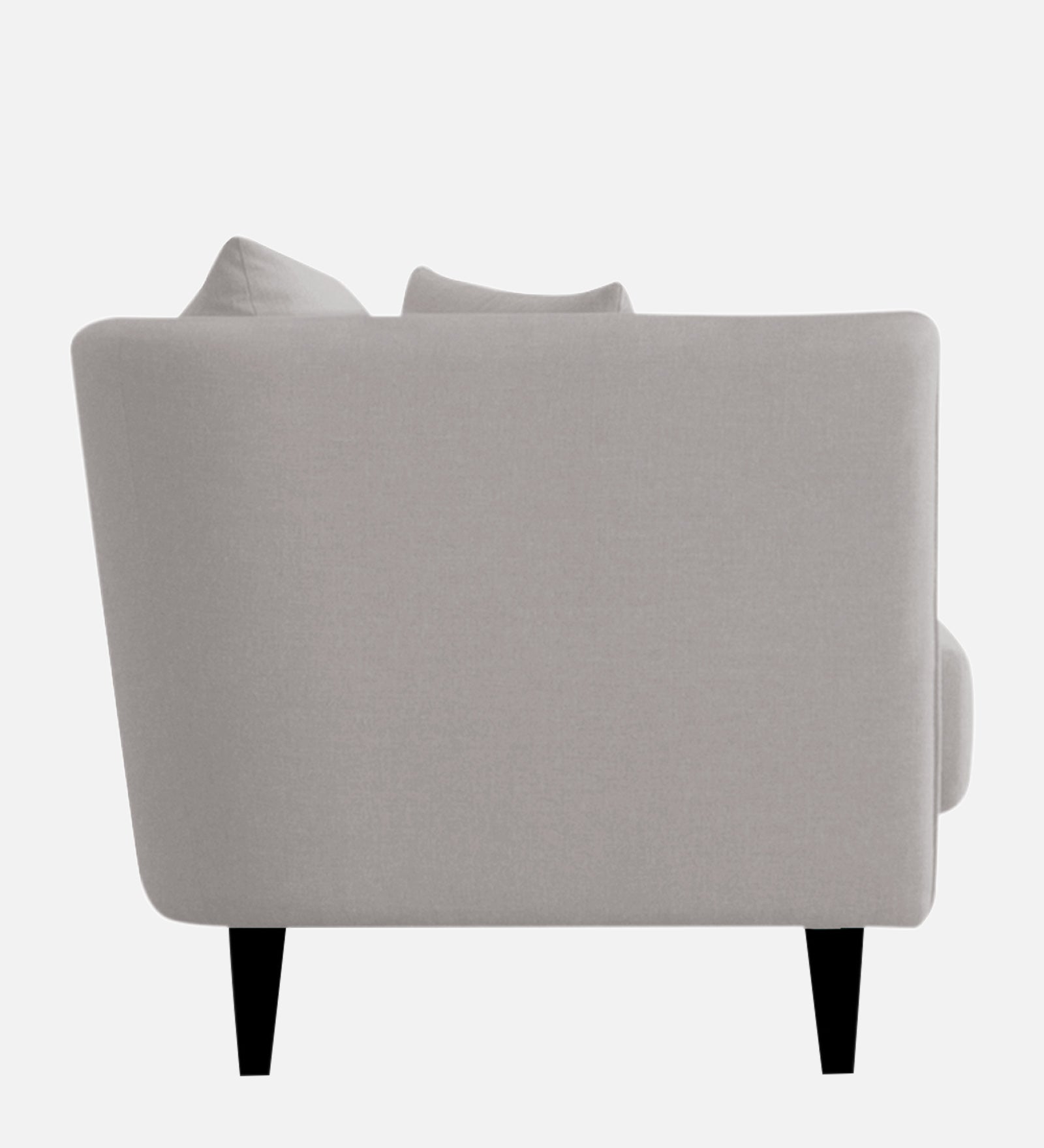 Norway Velvet 1 Seater Sofa In Concrete Grey Colour - Febonic Living