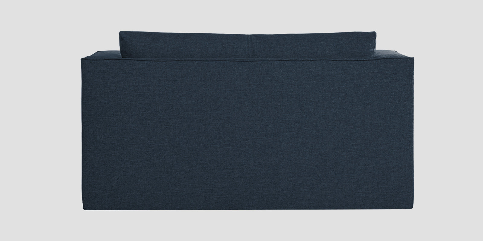 Kenia Fabric 2 Seater Foldable Sofa Cum Bed In Denim Blue Colour - Febonic Living