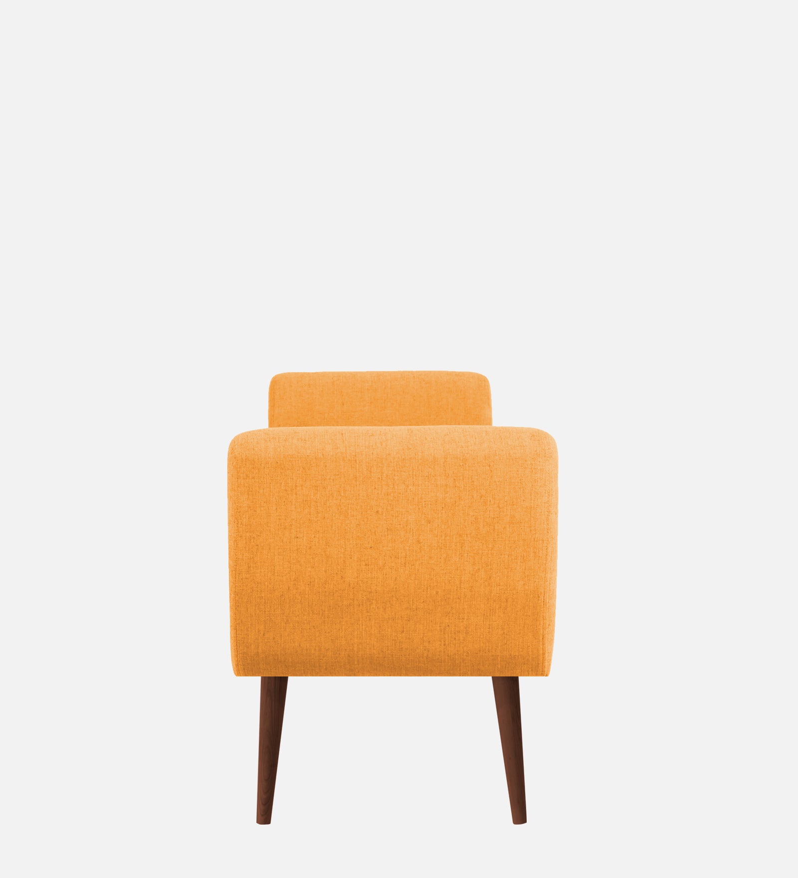Cartes Velvet Bench In Tangerine Orange Colour - Febonic Living