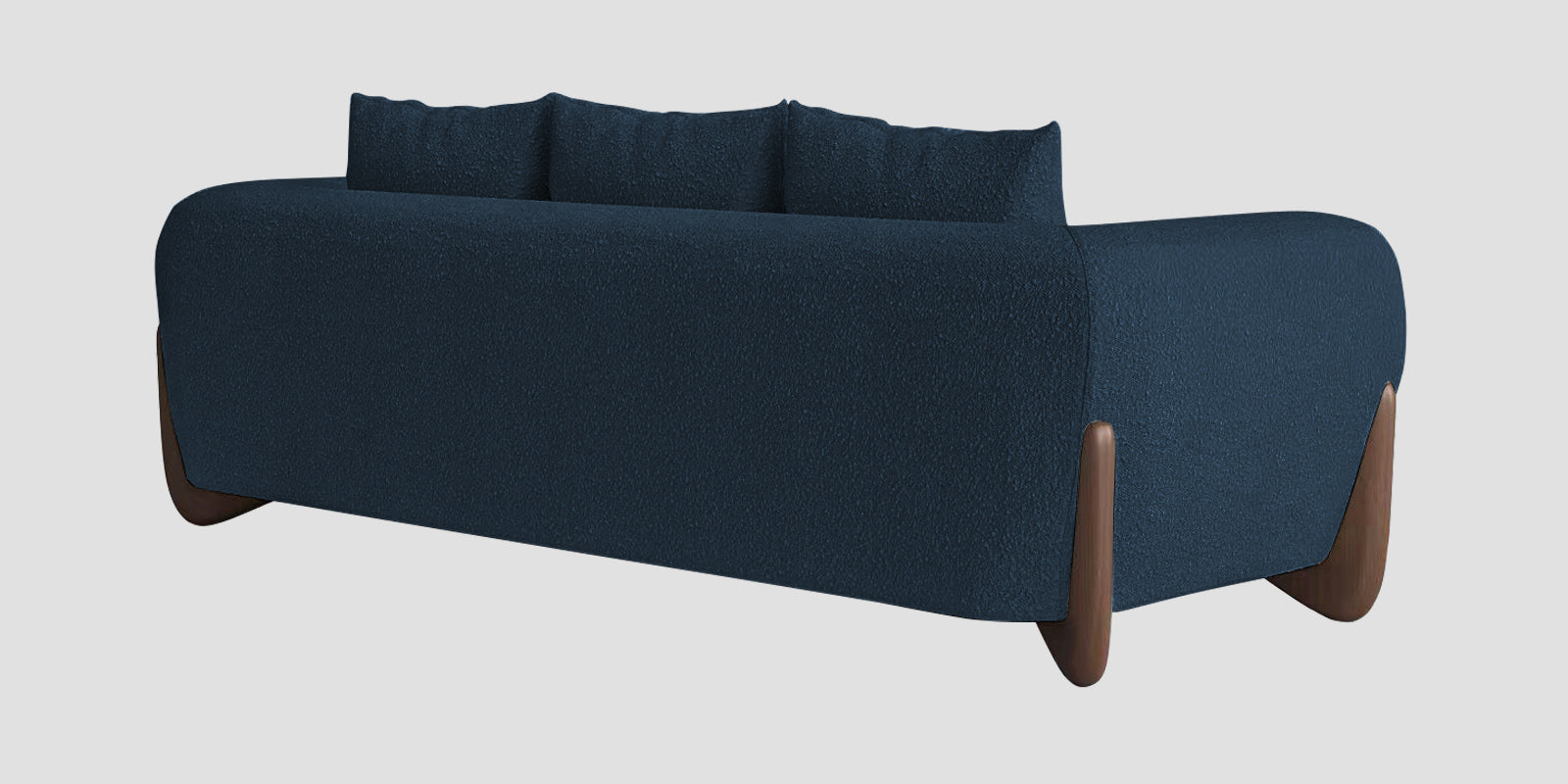 Boko Boucle 3 Seater Sofa In Classic Blue Colour - Febonic Living