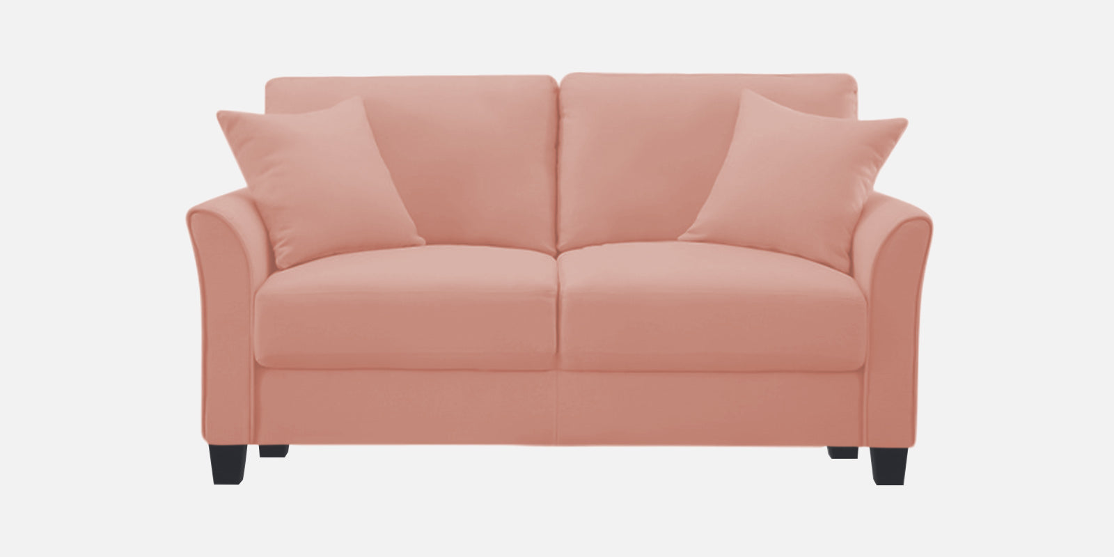 Daroo Velvet 2 Seater Sofa In Blush Pink Colour - Febonic Living