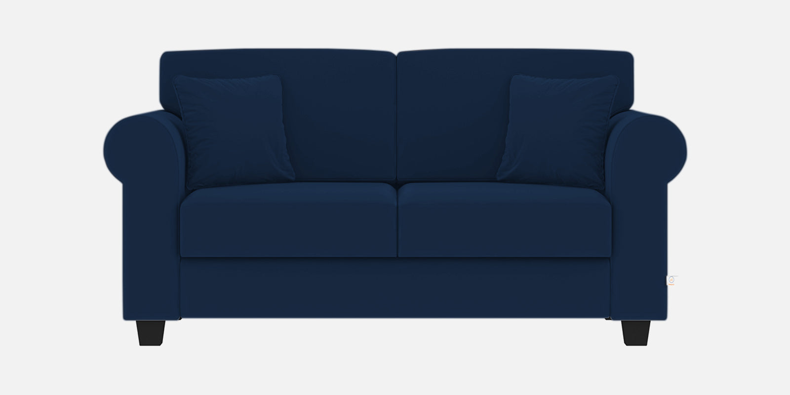Numonk Velvet 2 Seater Sofa In Imperial Blue Colour - Febonic Living