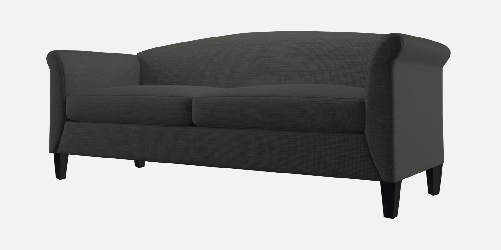 Kimber Fabric 3 Seater Sofa In Charcoal Grey Colour - Febonic Living