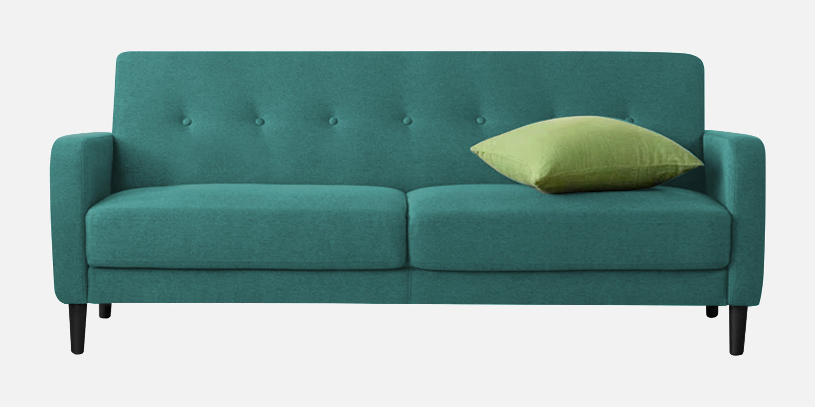 Marq Fabric 3 Seater Sofa In Sea Green Colour - Febonic Living