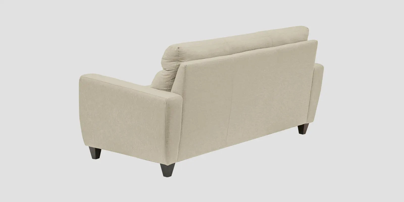 Burban Fabric 3 Seater Sofa In Maple Cream Colour Febonic Living