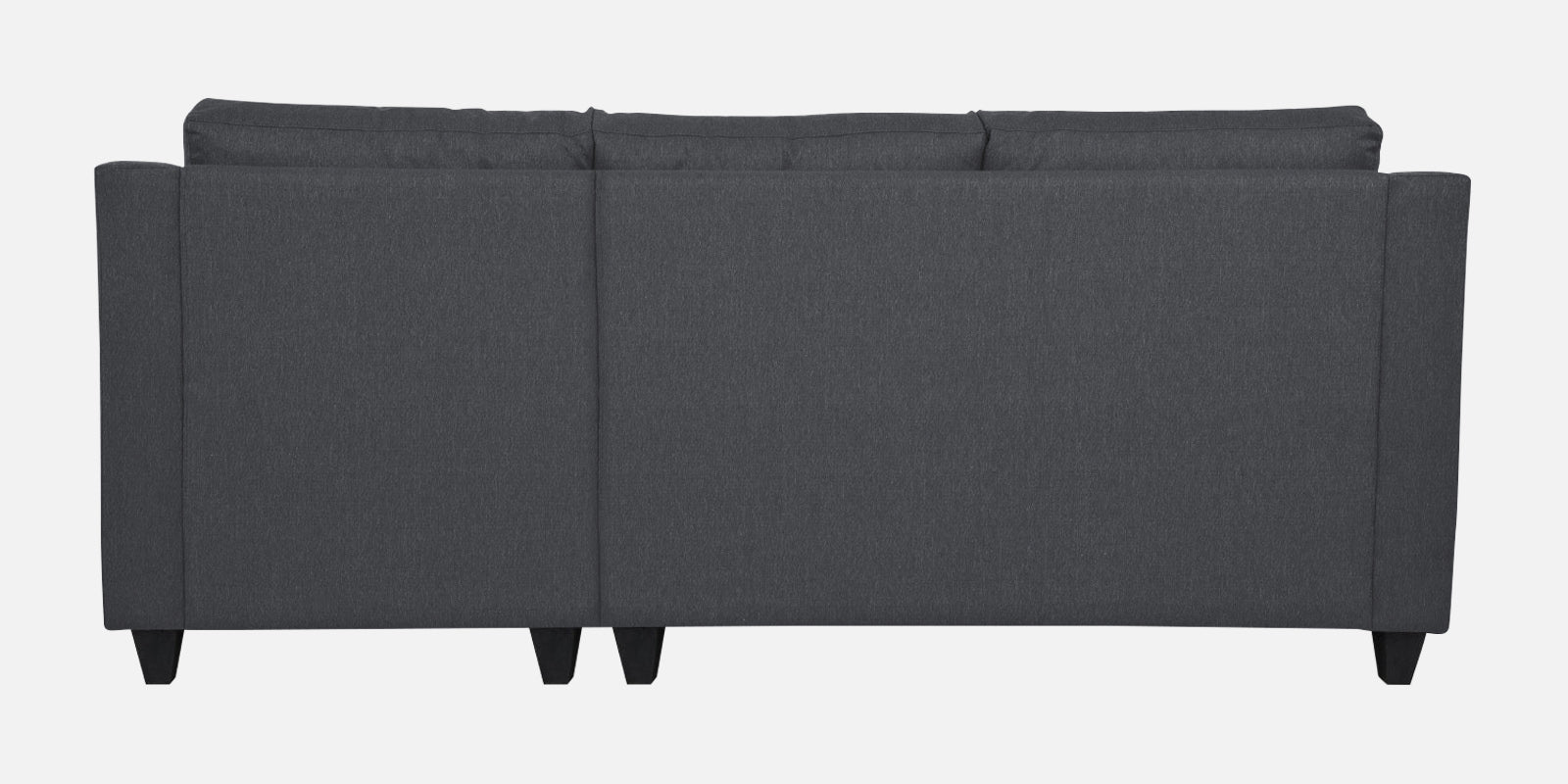 Welly Fabric LHS Sectional Sofa (2+Lounger) In Maba Grey Colour - Febonic Living