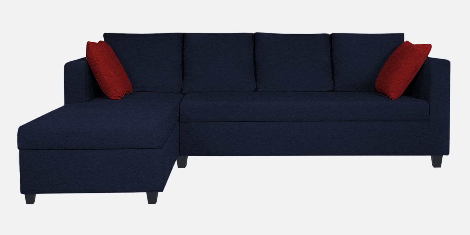 Nebula Fabric RHS Sectional Sofa (3+Lounger) In Royal Blue Colour - Febonic Living