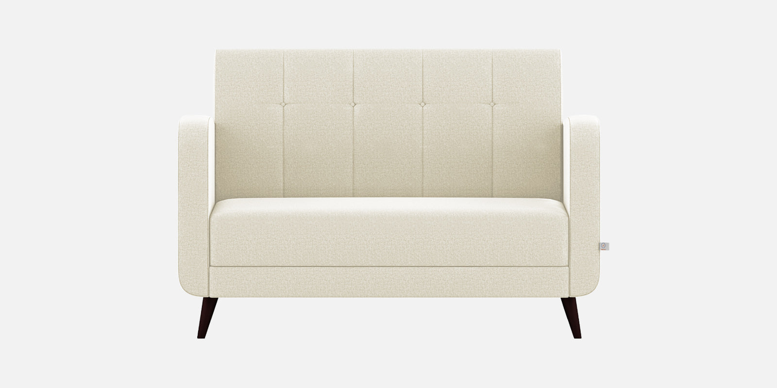 Wiki Velvet 2 Seater Sofa In Warm White Colour - Febonic Living
