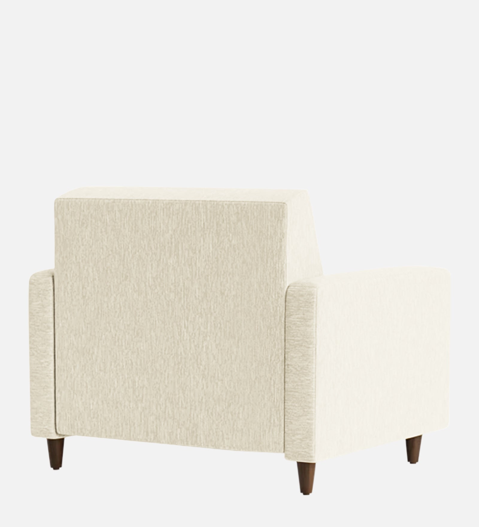 Timon Fabric 1 Seater Sofa In Ivory Cream Colour - Febonic Living