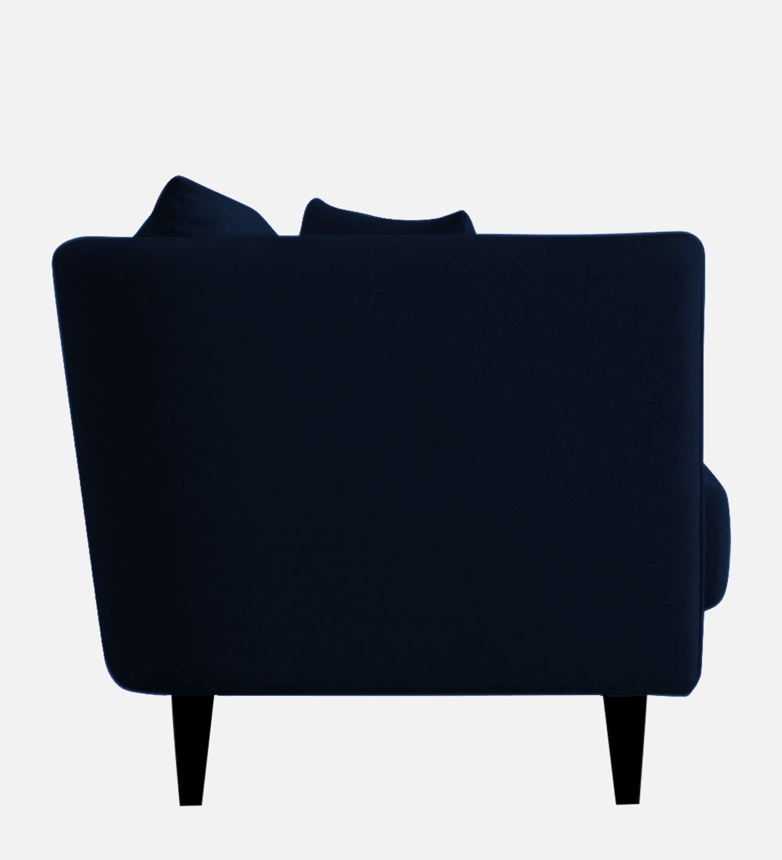Norway Velvet 1 Seater Sofa In Dark Blue Colour - Febonic Living