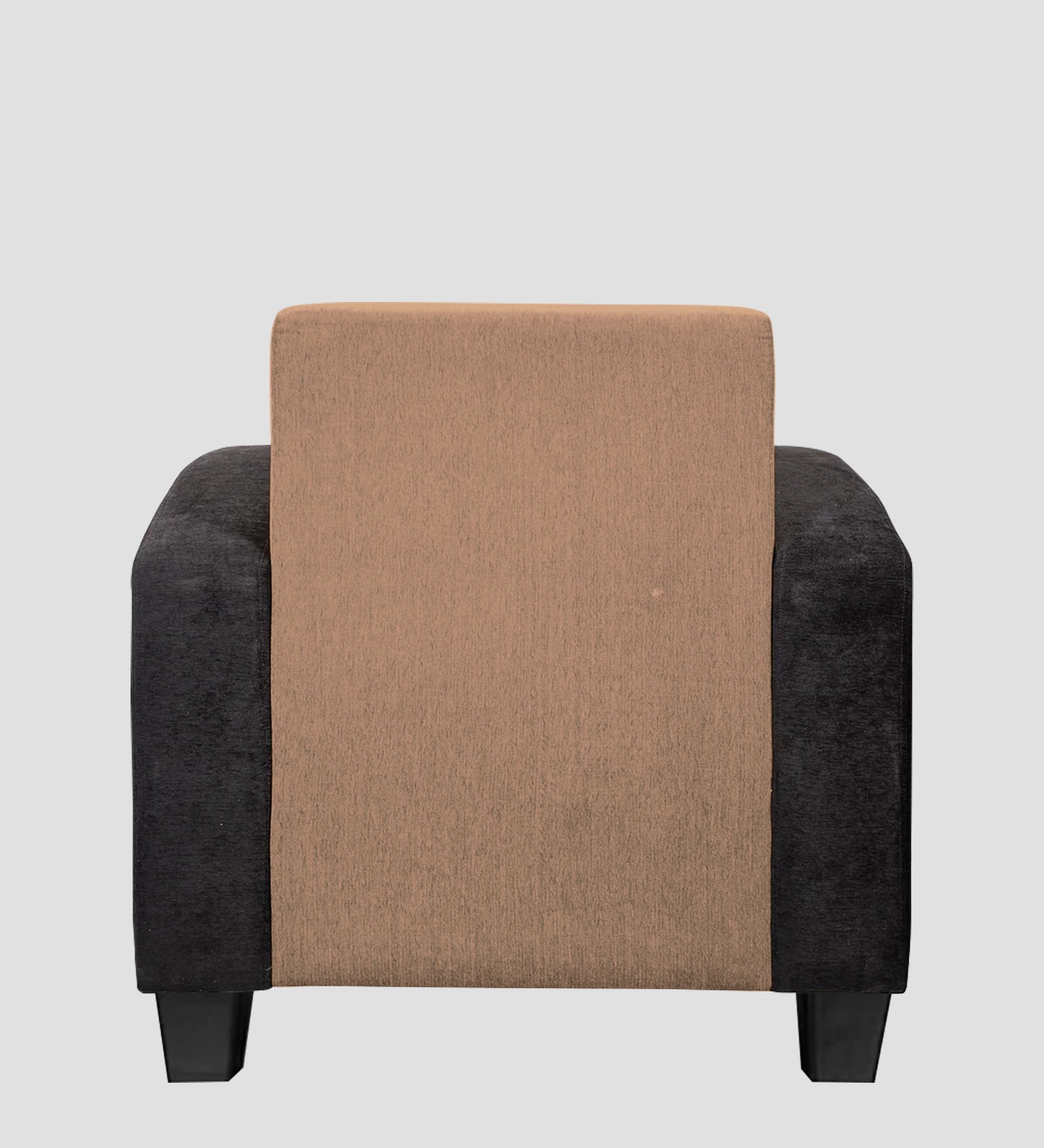 Alex Fabric 1 Seater Sofa In Cosmic Beige Colour - Febonic Living