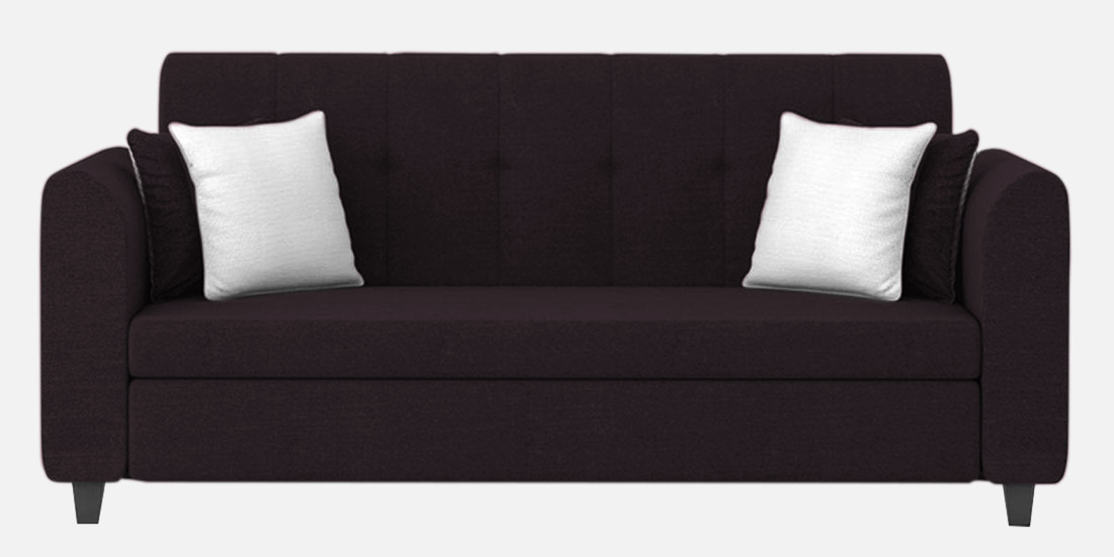 Denmark Fabric 3 Seater Sofa In Cara Brown Colour