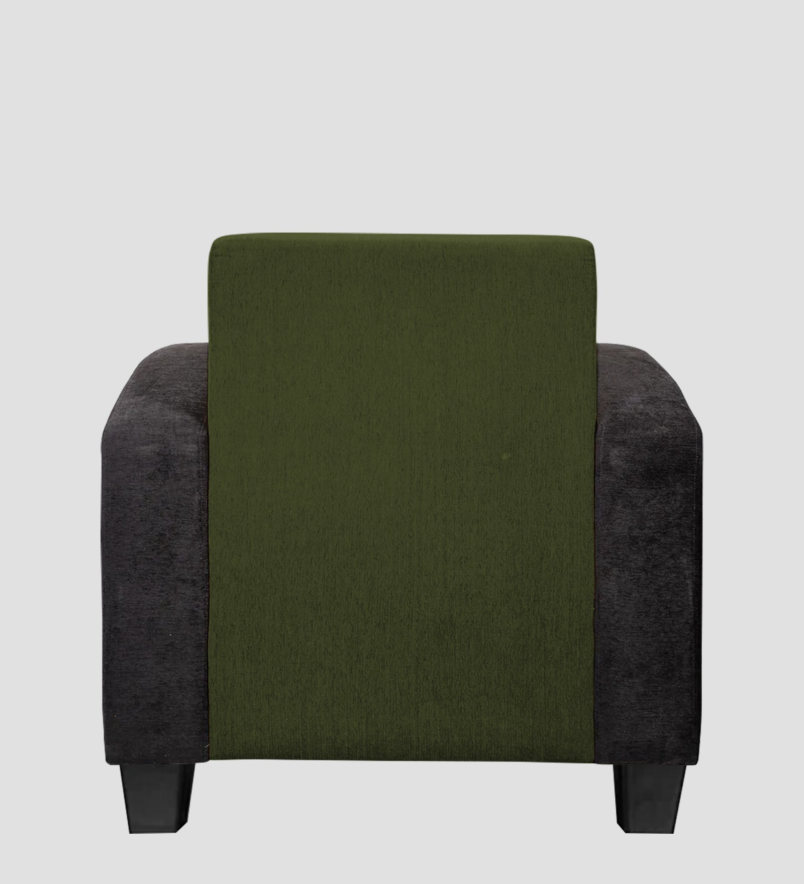 Alex Fabric 1 Seater Sofa In Olive Green Colour - Febonic Living