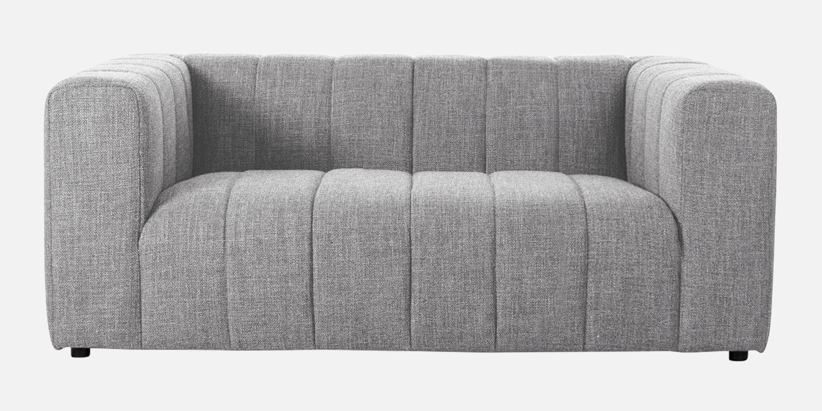 Lara Fabric 2 Seater Sofa In Lit Grey Colour - Febonic Living