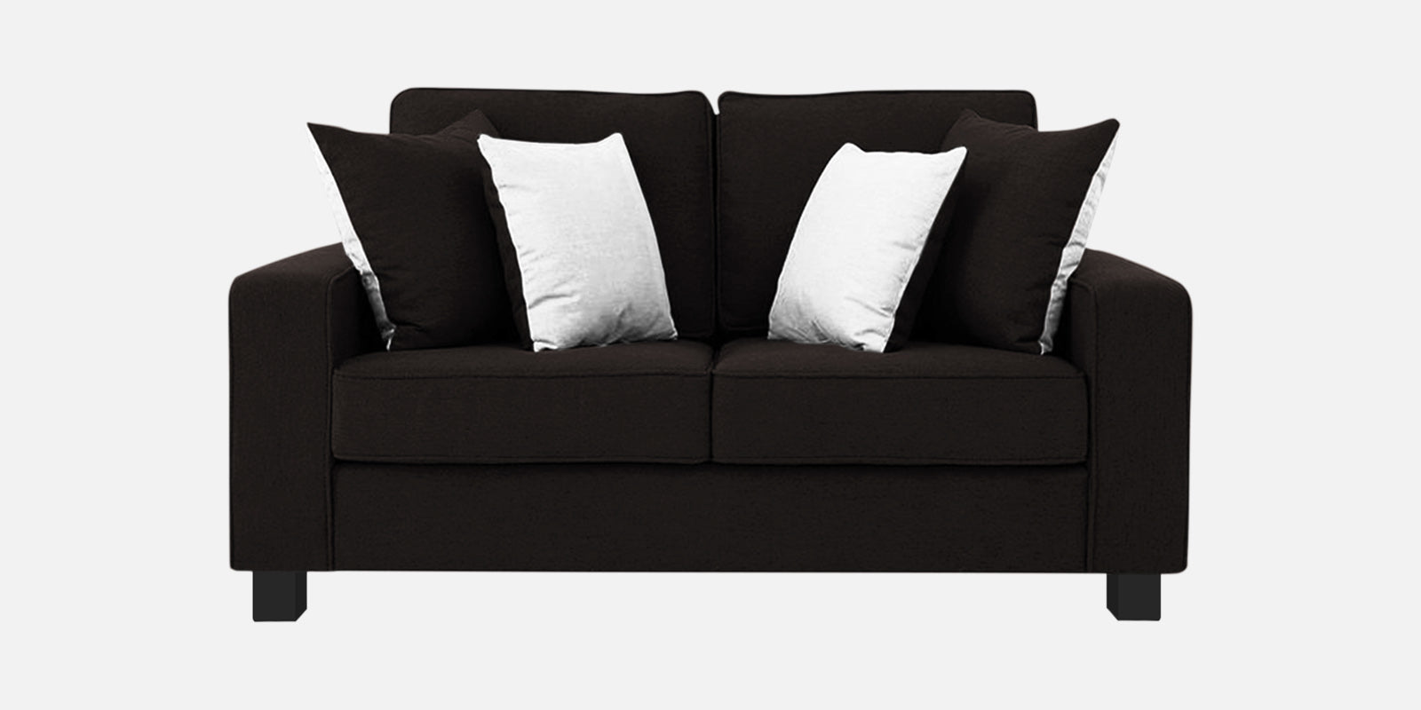 Ladybug Fabric 2 Seater Sofa In Cara Brown Colour - Febonic Living