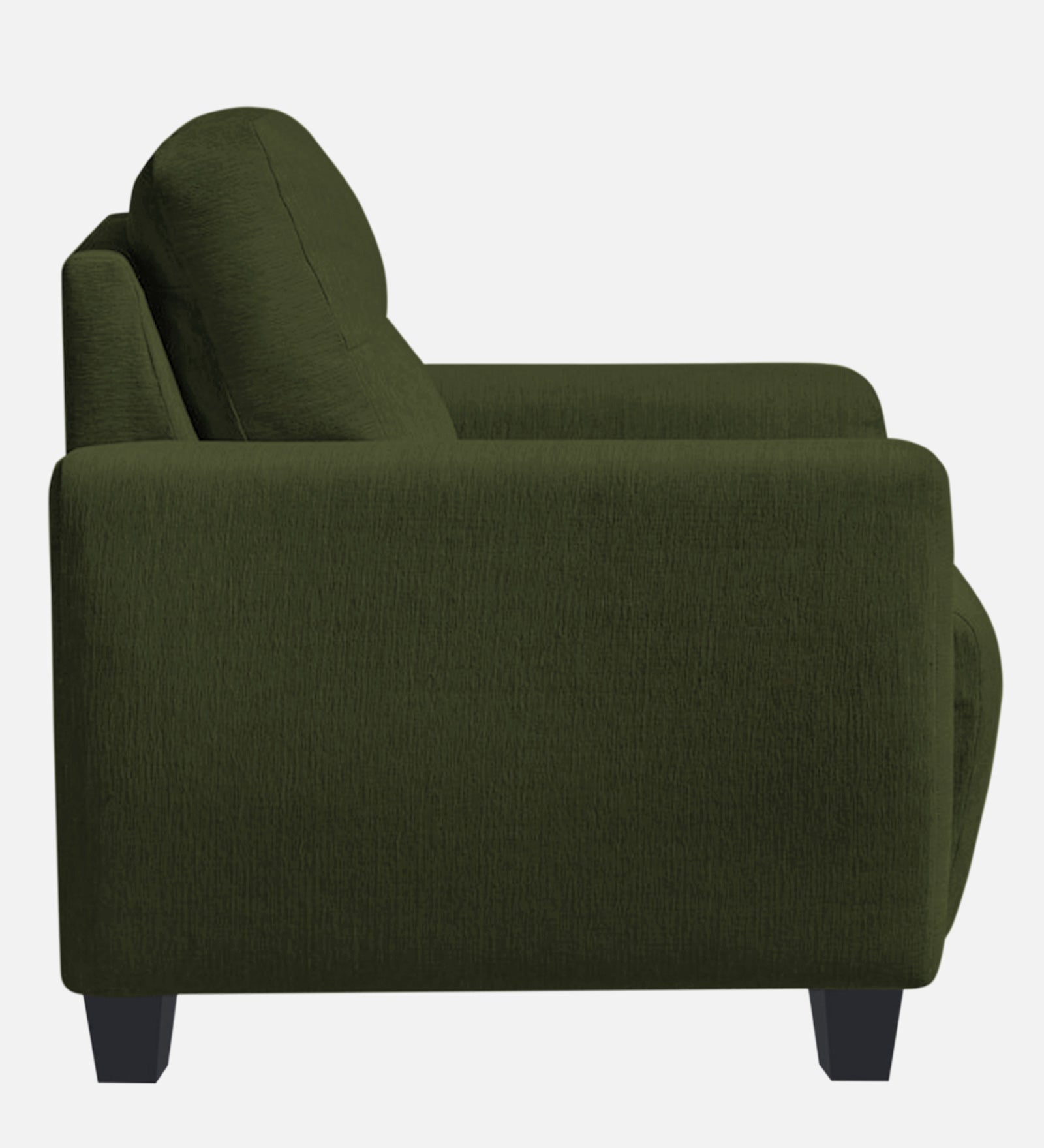 Bakadi Fabric 1 Seater Sofa In Olive Green Colour - Febonic Living