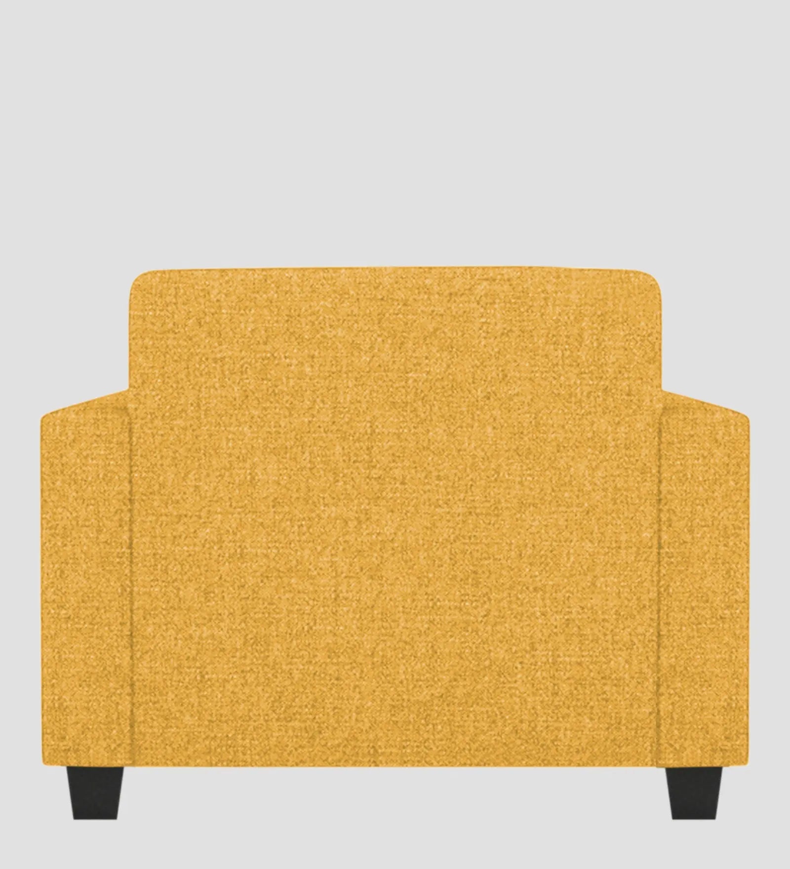 Lipu Fabric 1 Seater Sofa In Bold Yellow Colour Febonic Living