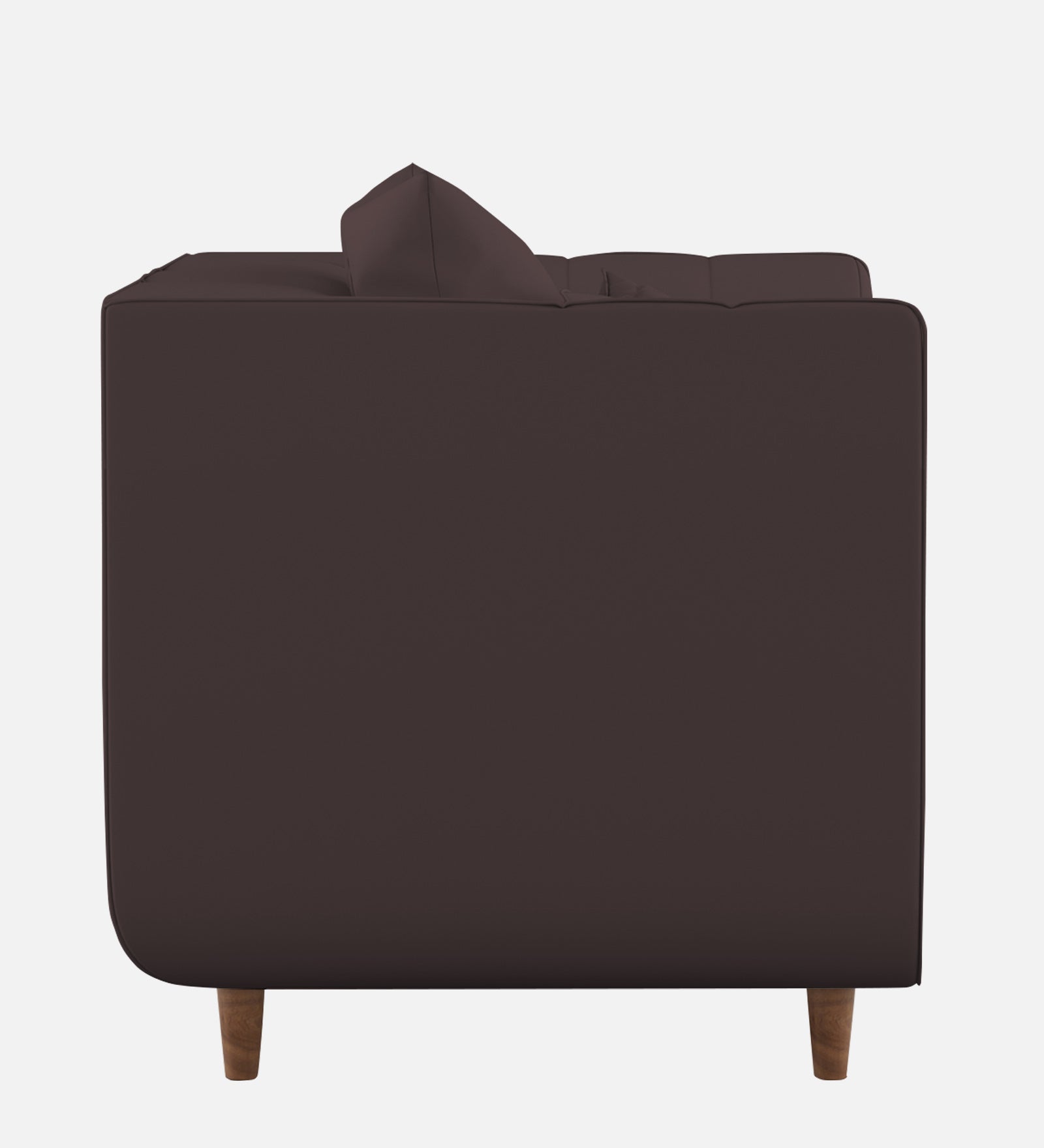 Sumo Velvet 1 Seater Sofa In Mocha Brown Colour - Febonic Living
