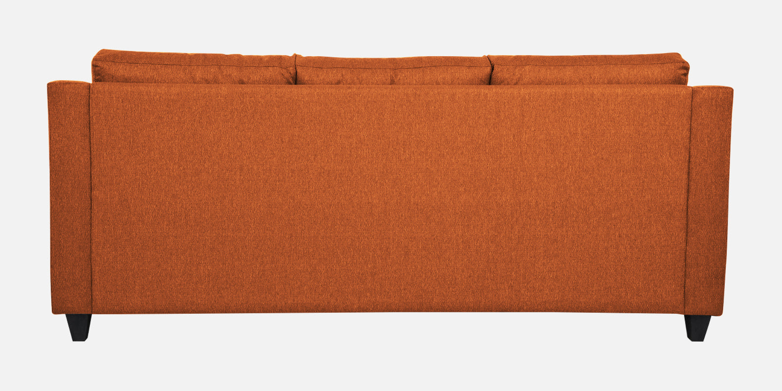 Welly Fabric RHS Sectional Sofa (2+Lounger) In Vivid Orange Colour - Febonic Living