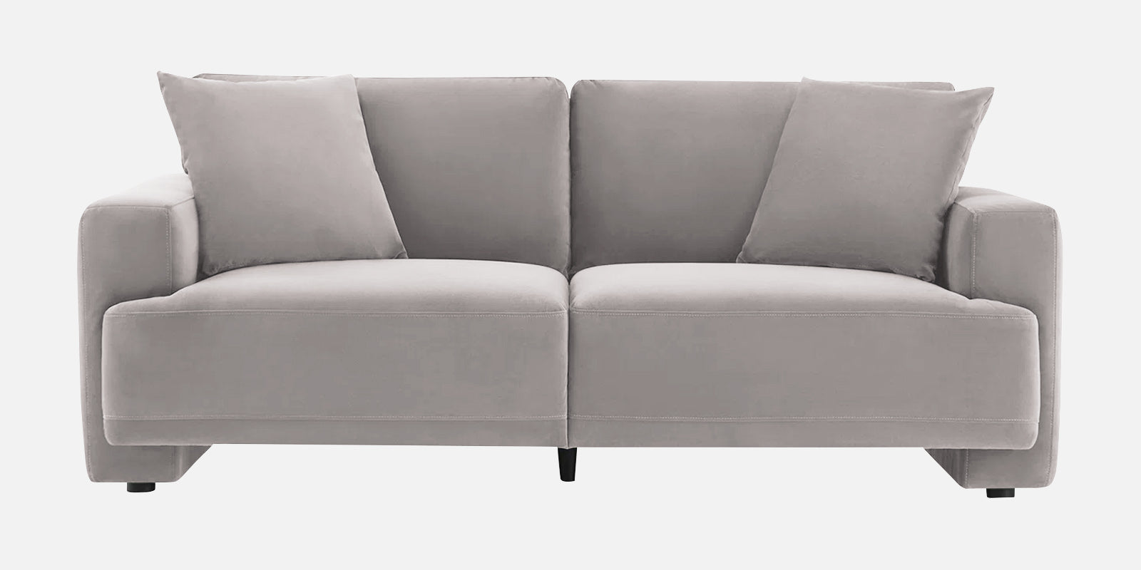 Kosta Velvet 2 Seater Sofa in Pearl Grey Colour