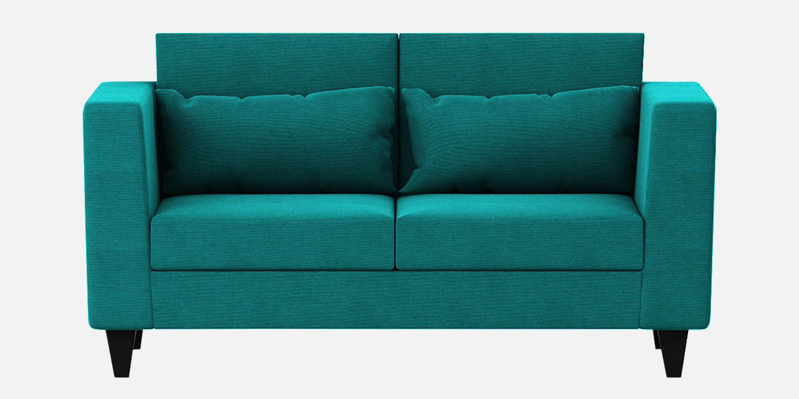 Nipul Fabric 2 Seater Sofa In Sea Green Colour - Febonic Living