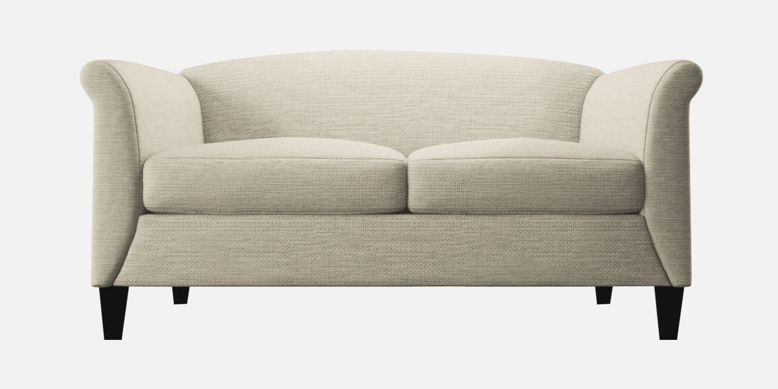 Kimber Fabric 2 Seater Sofa In Ivory Cream Colour - Febonic Living