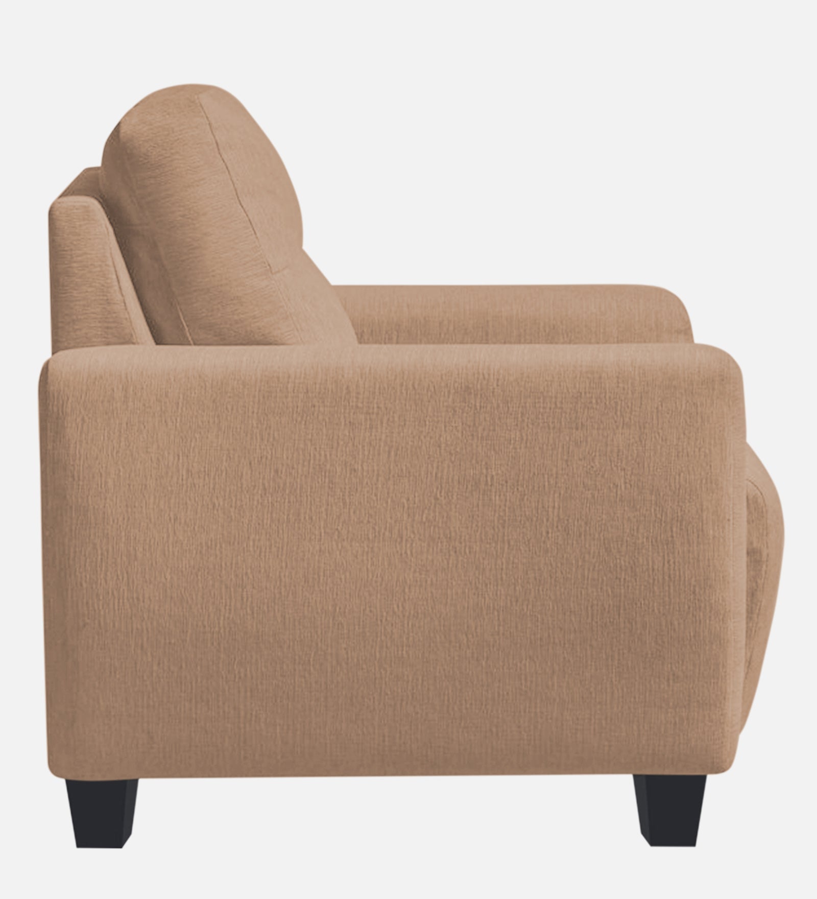 Bakadi Fabric 1 Seater Sofa In Cosmic Beige Colour - Febonic Living