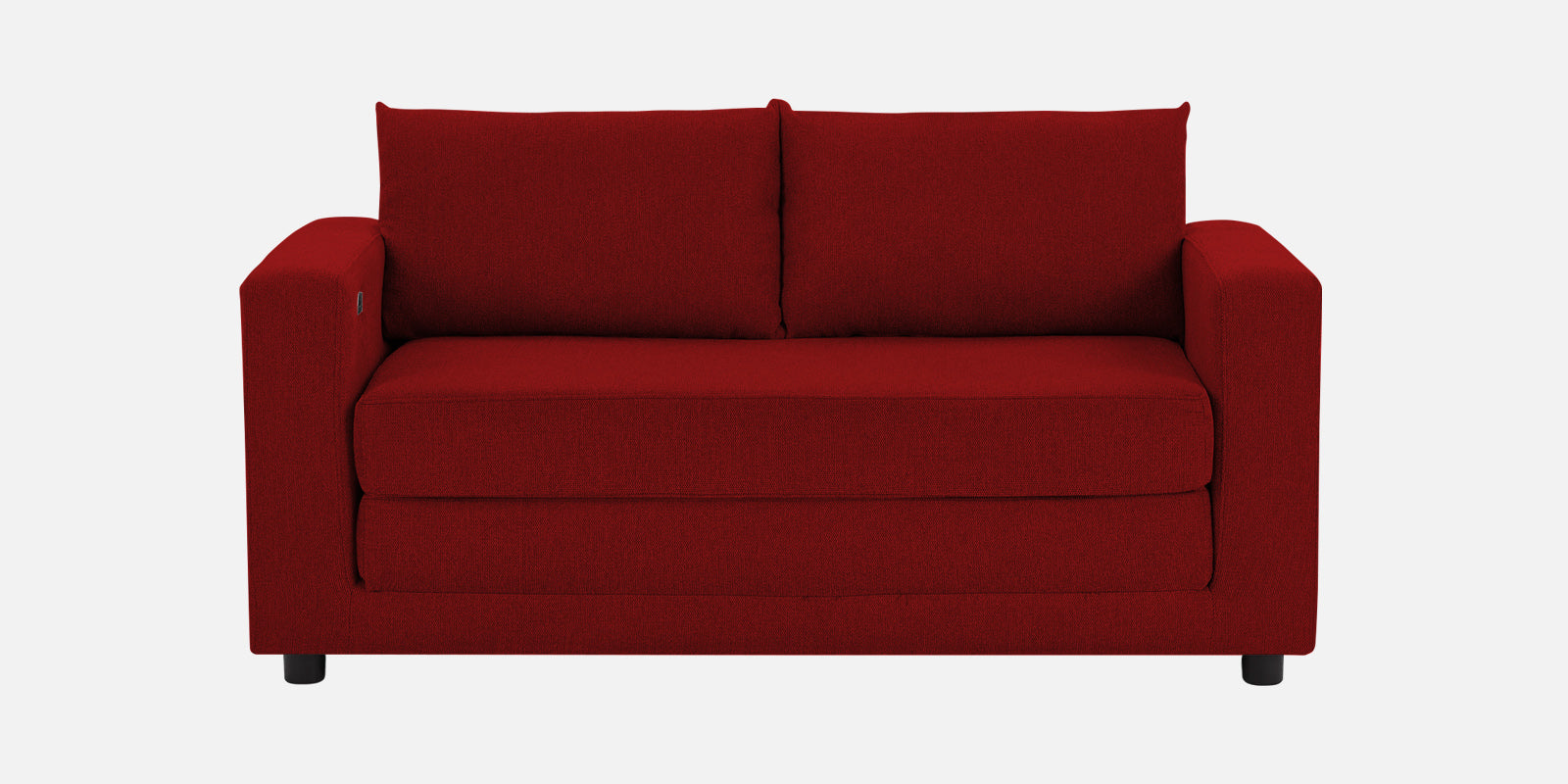 Roman Fabric 3 Seater Foldable Sofa Cum Bed inIn Blood Maroon Colour With USB Portable Type - Febonic Living