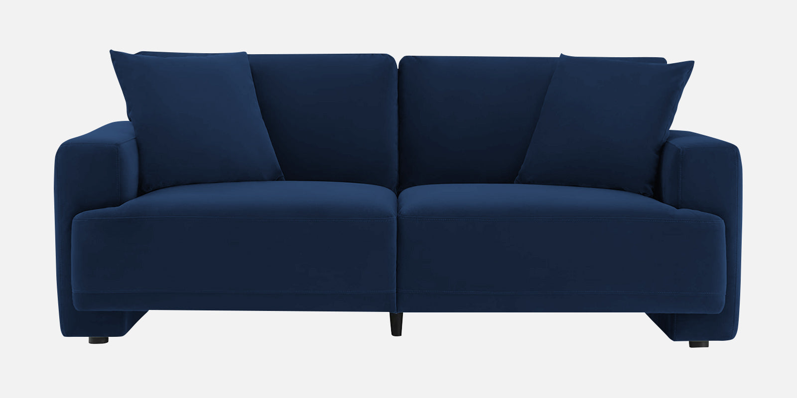 Kosta Velvet 2 Seater Sofa In Imperial Blue Colour - Febonic Living