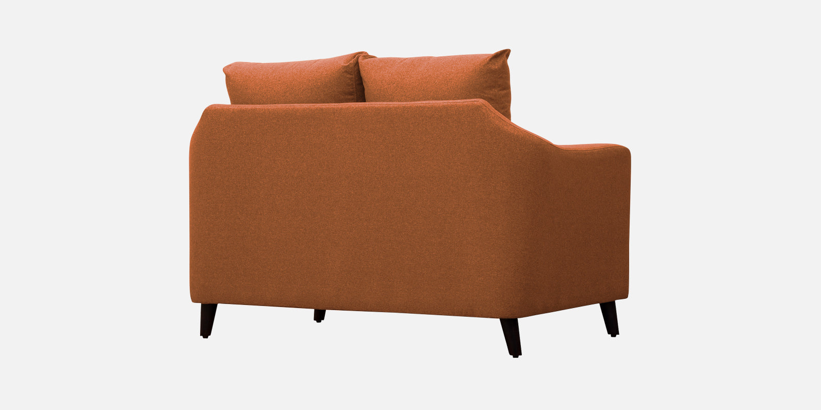 Kevin Fabric 2 Seater Sofa In Vivid Orange Colour - Febonic Living