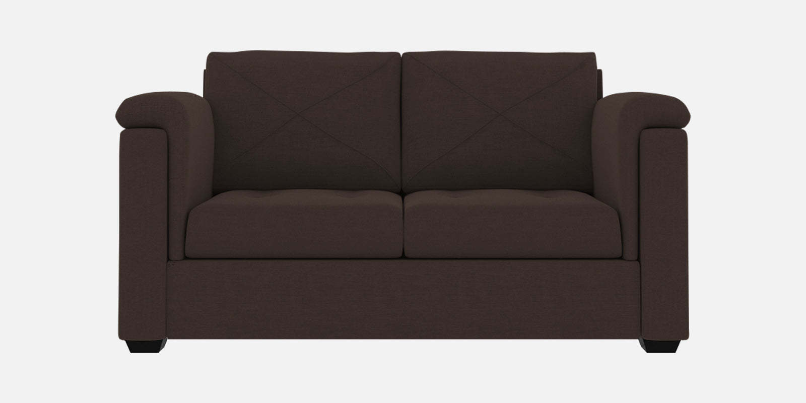Andres Fabric 2 Seater Sofa In Coco Brown Colour - Febonic Living