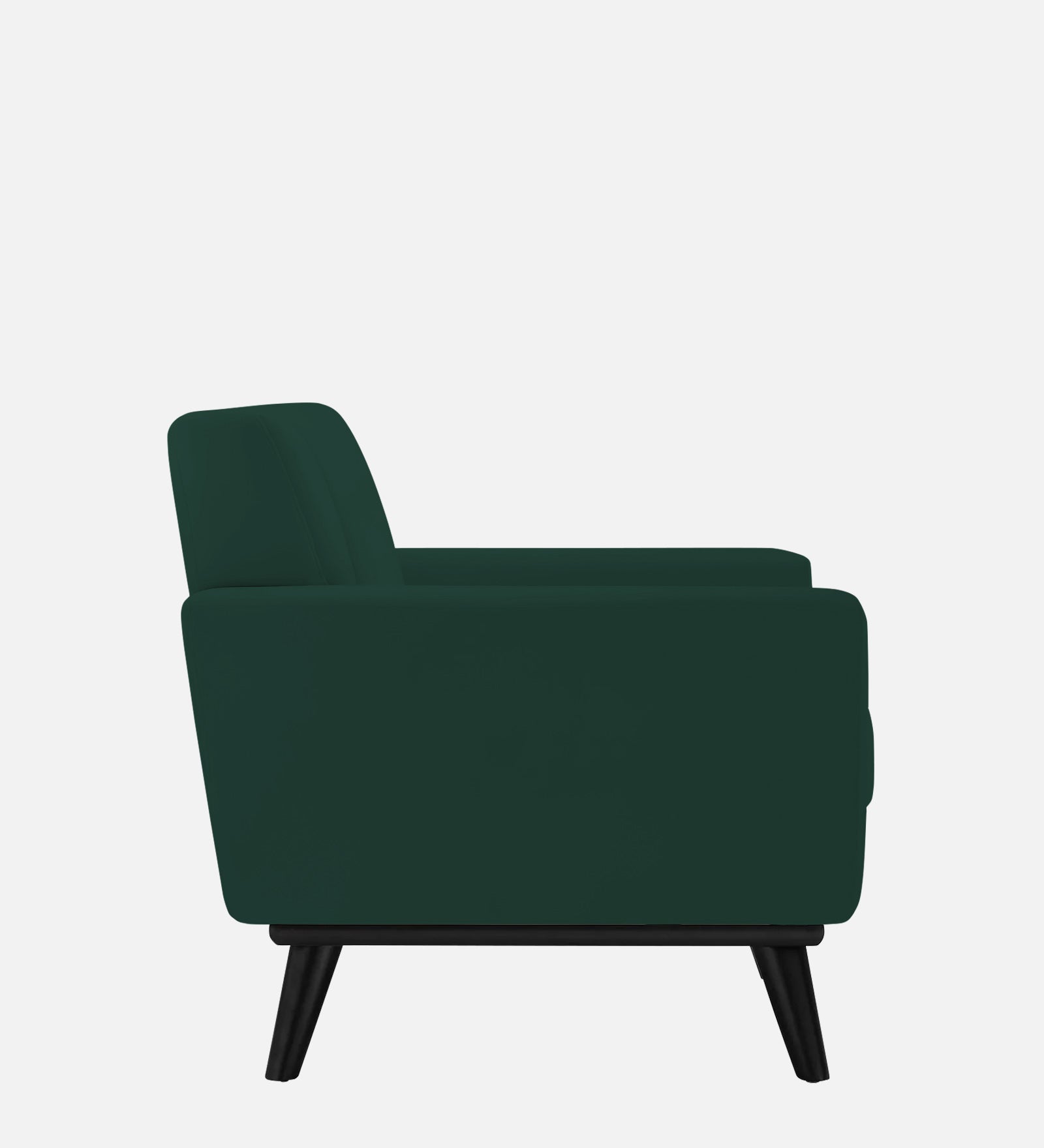 Tucker Velvet 1 Seater Sofa In Forest Green Colour - Febonic Living