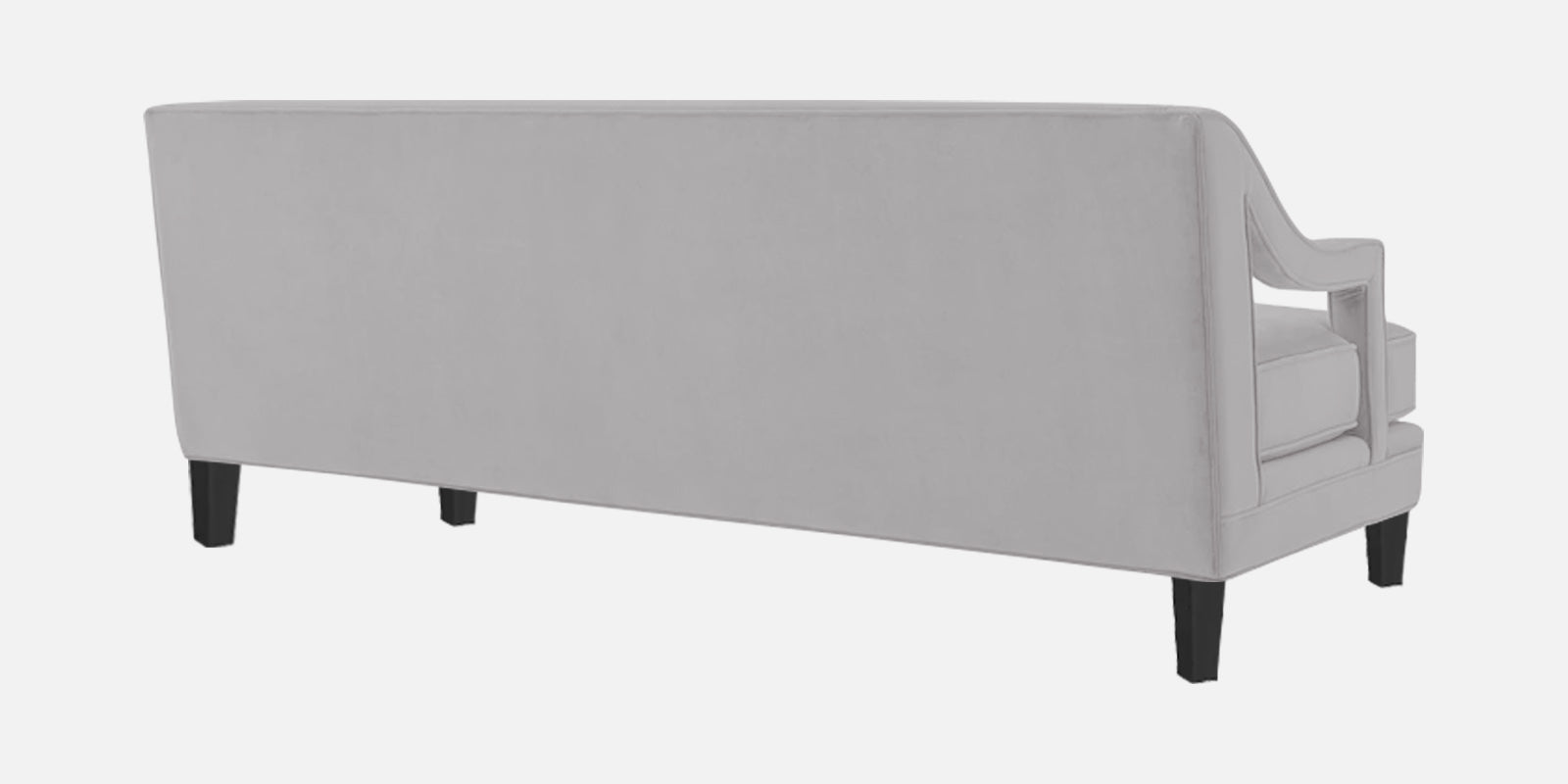 Daffy Velvet 3 Seater Sofa In Concrete Grey Colour - Febonic Living