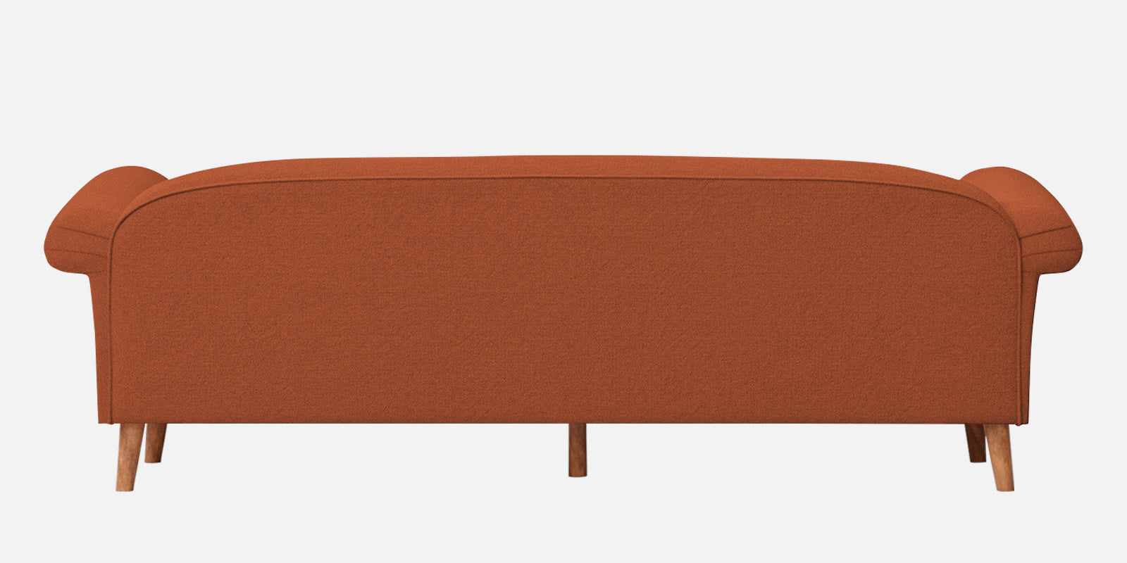 Barber Fabric 3 Seater Sofa In Royal Orange Colour - Febonic Living
