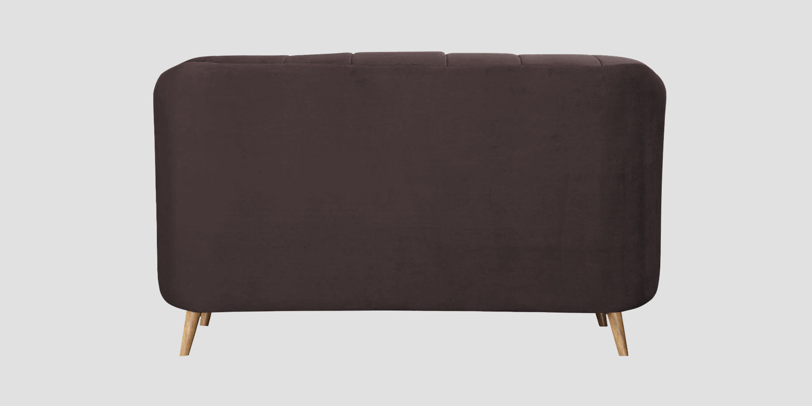 Kaylee Velvet 2 Seater Sofa In Mocha Brown Colour - Febonic Living