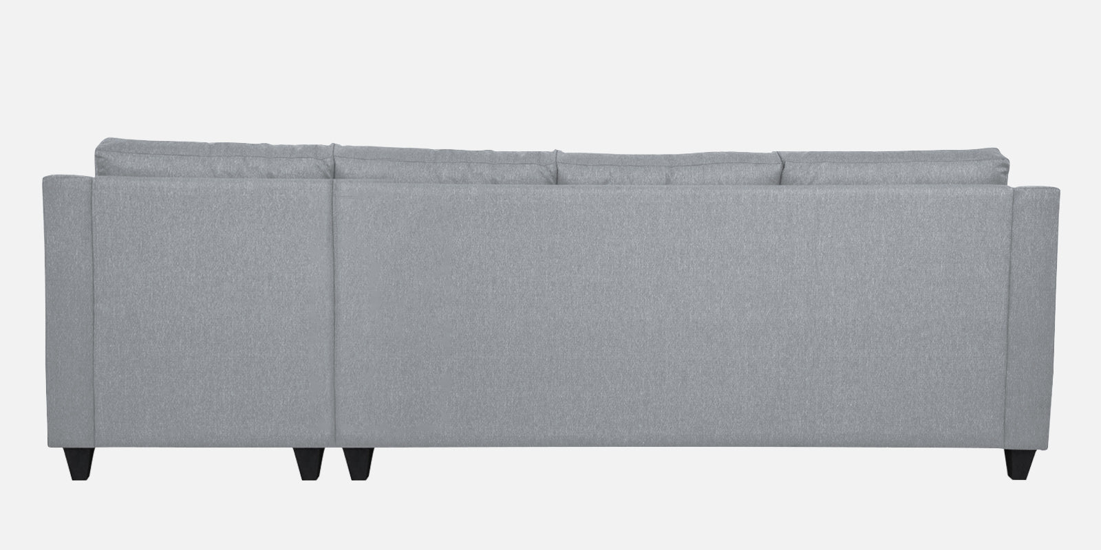 Welly Fabric LHS Sectional Sofa (3+Lounger) In Coin Grey Colour - Febonic Living