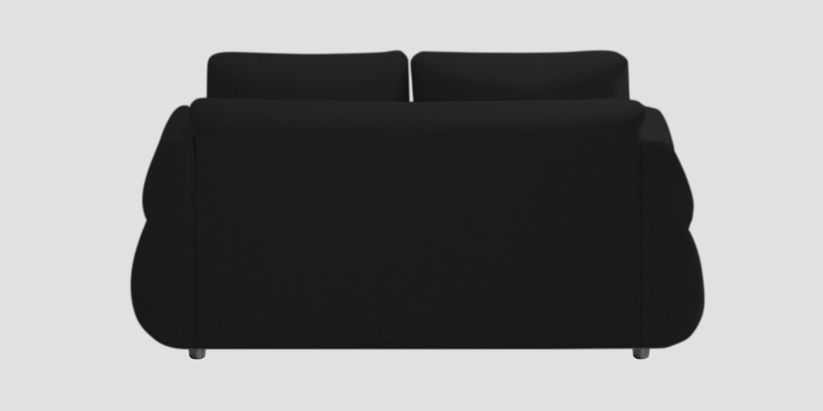 Jack Fabric 2 Seater Sofa In Zed Black Colour - Febonic Living